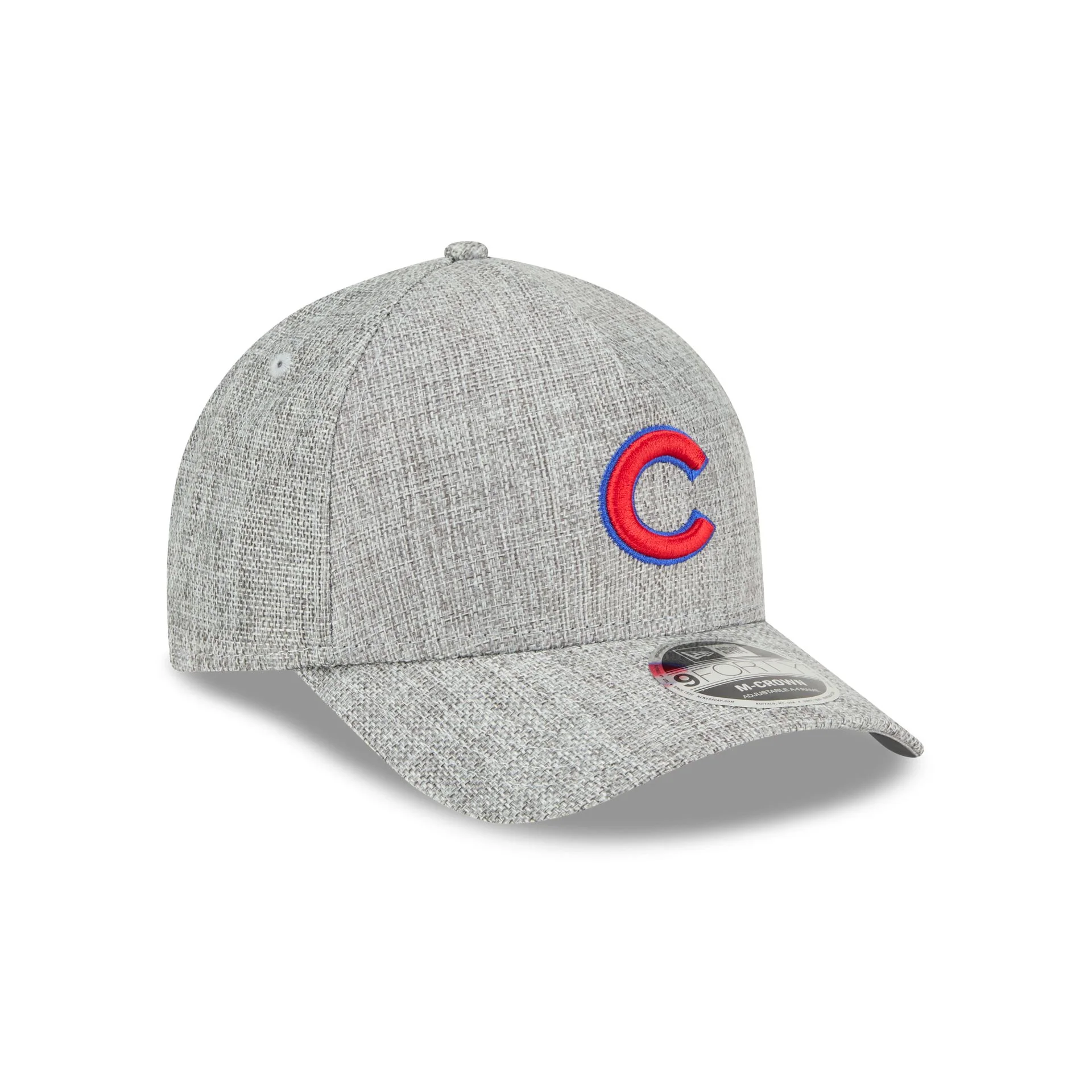 Chicago Cubs Cotton Weave Gray 9FORTY M-Crown A-Frame Snapback Hat