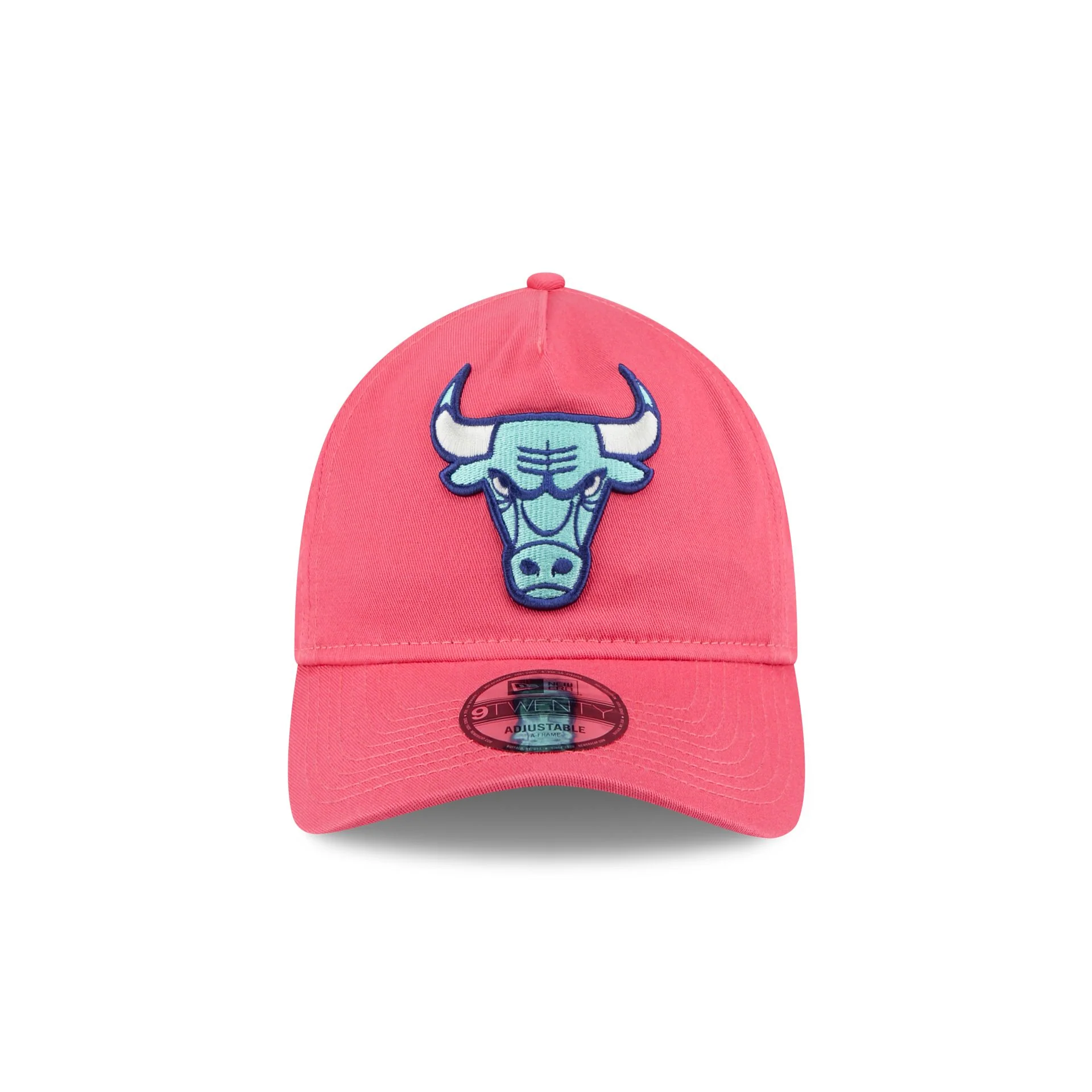 Chicago Bulls Coral 9TWENTY A-Frame Adjustable Hat