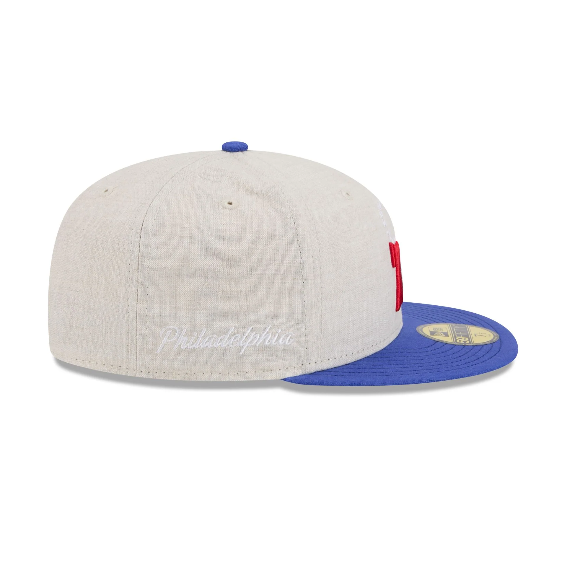 Philadelphia 76ers Linen 59FIFTY Fitted Hat