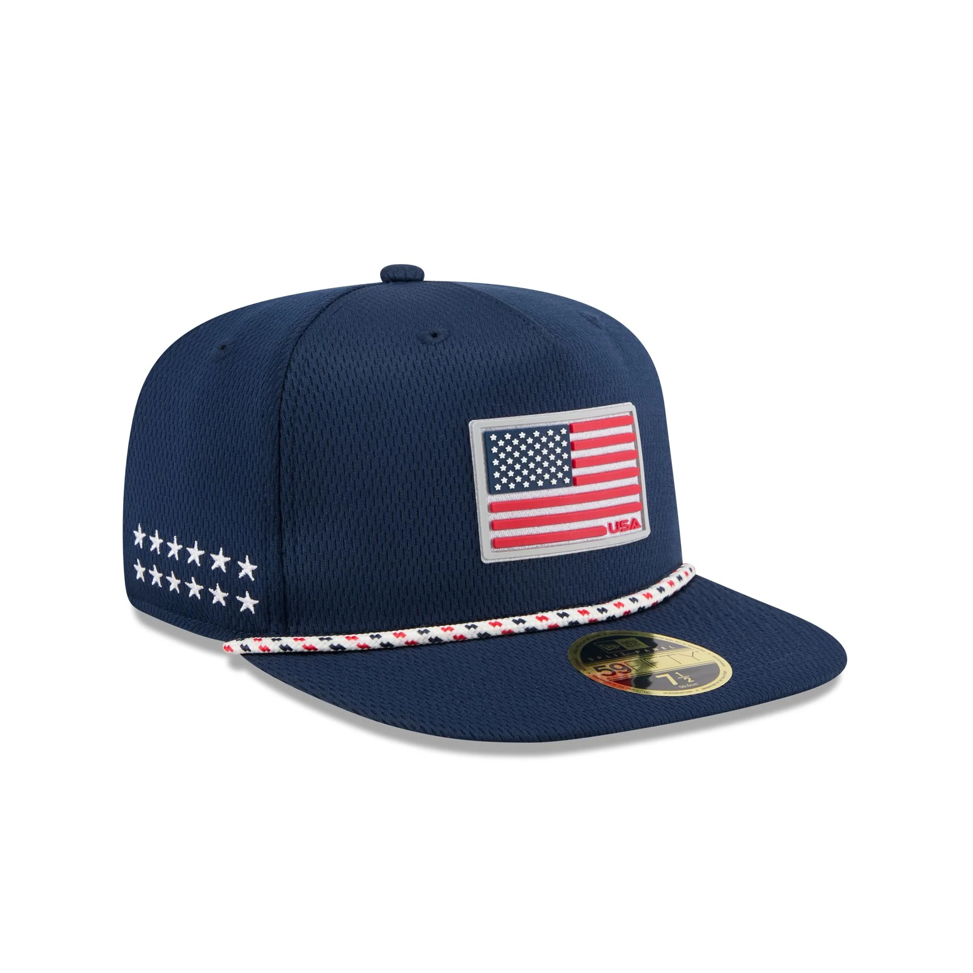 2025 Ryder Cup Team USA Flag 59FIFTY A-Frame Fitted Hat