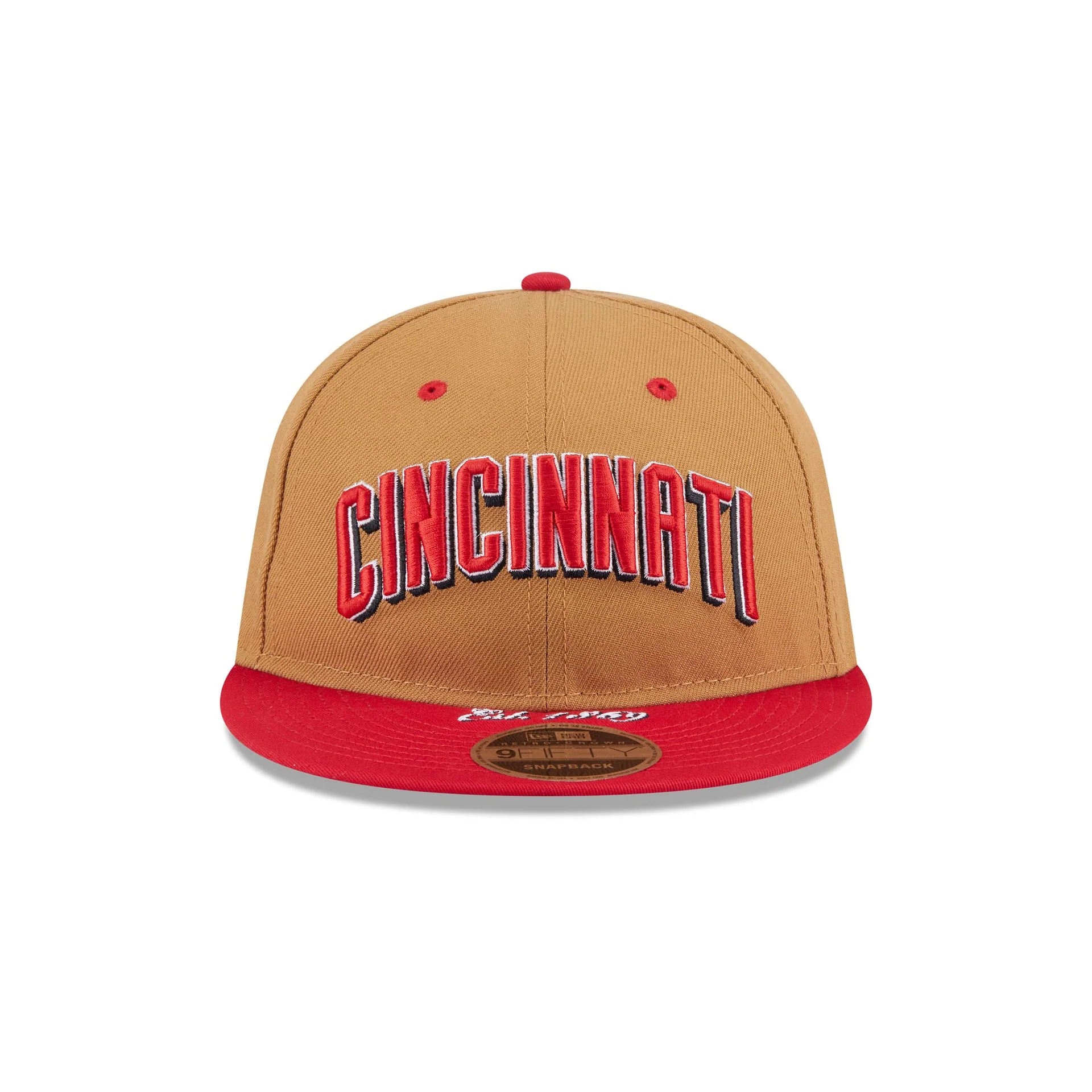 Cincinnati Reds Wheat Retro Crown 9FIFTY Snapback Hat