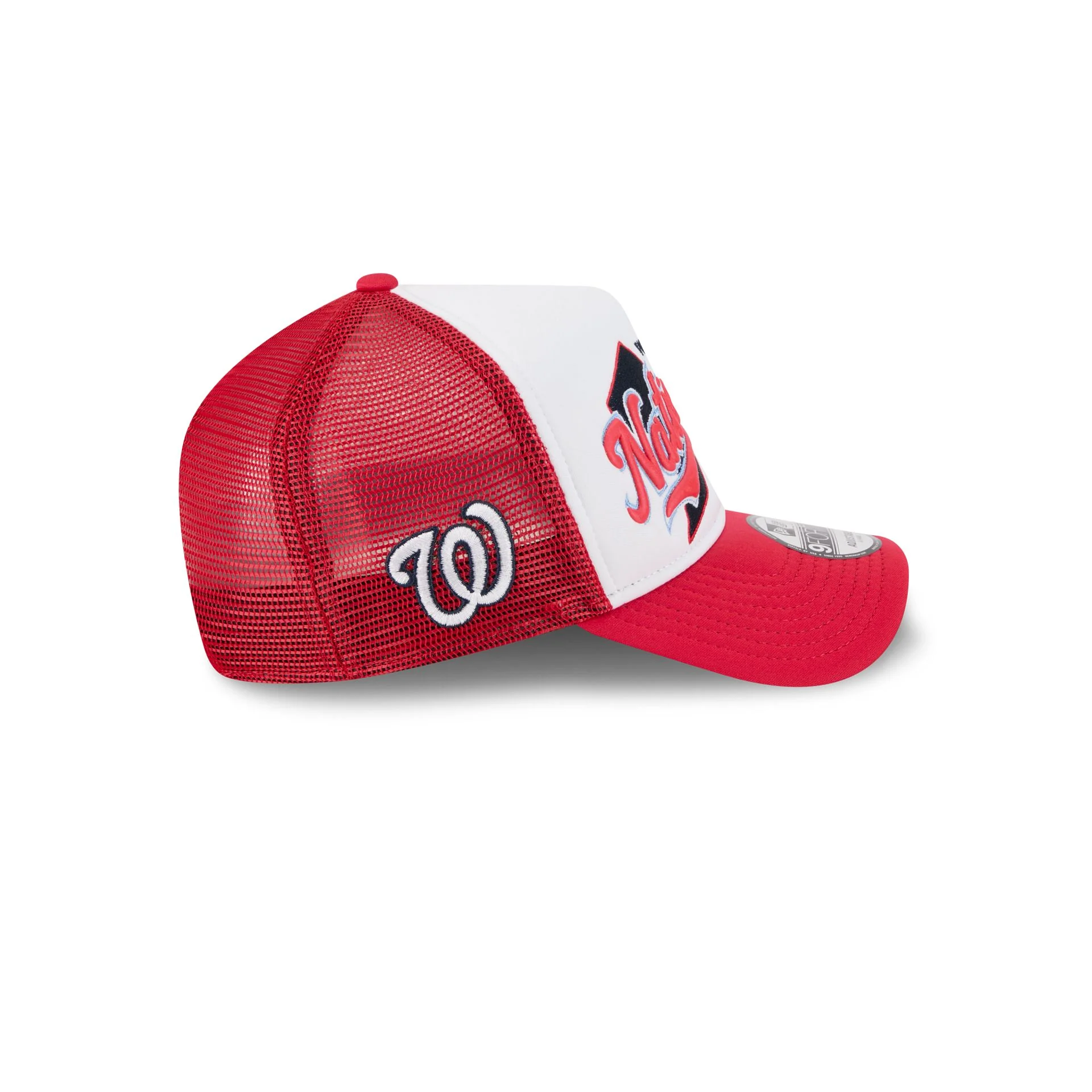 Washington Nationals State Flower 9FORTY A-Frame Trucker Hat