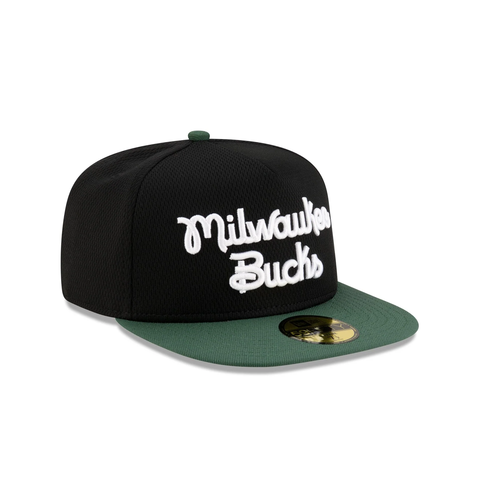 Milwaukee Bucks Dashmark Mesh 59FIFTY A-Frame Fitted Hat