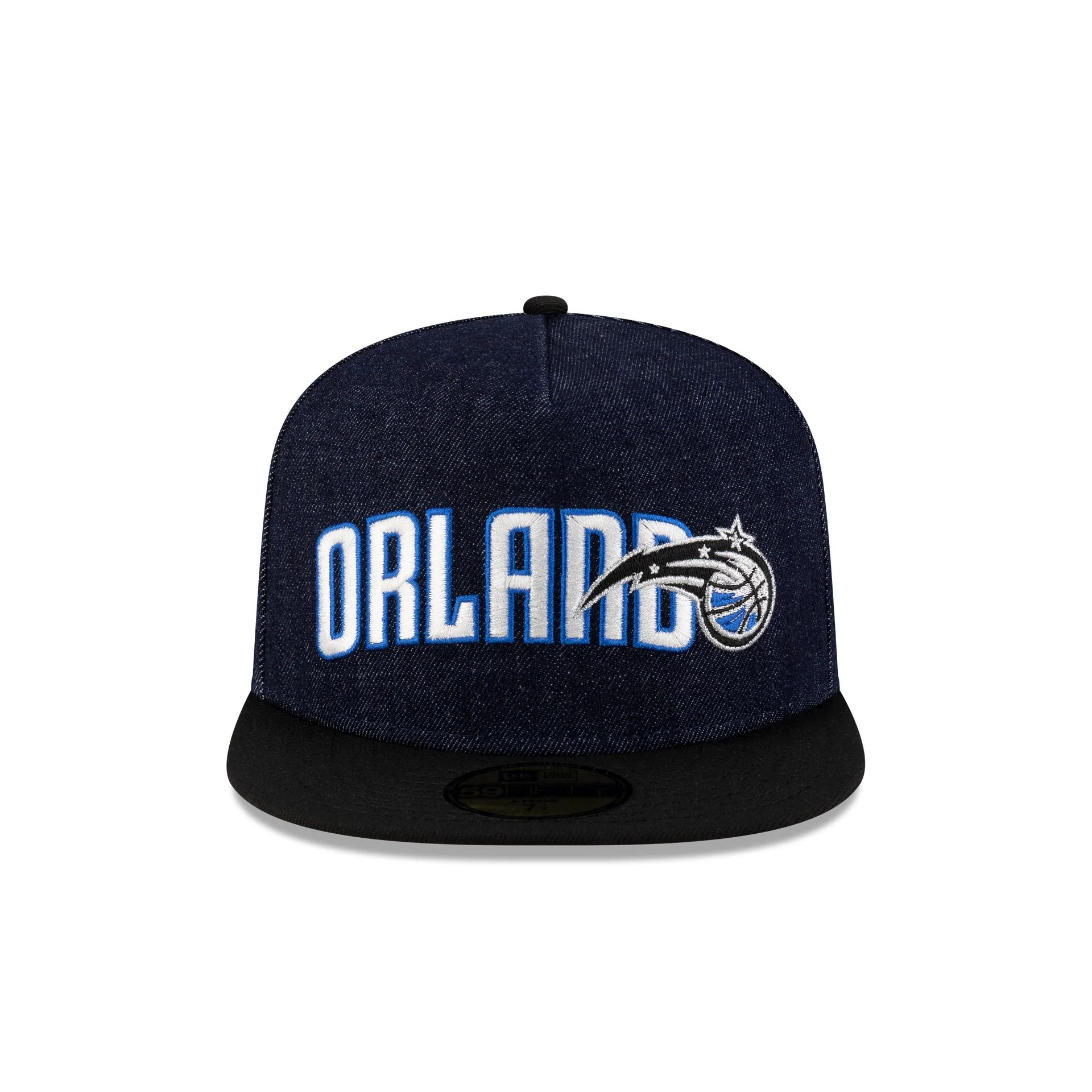 Orlando Magic Navy Denim 59FIFTY A-Frame Fitted Hat