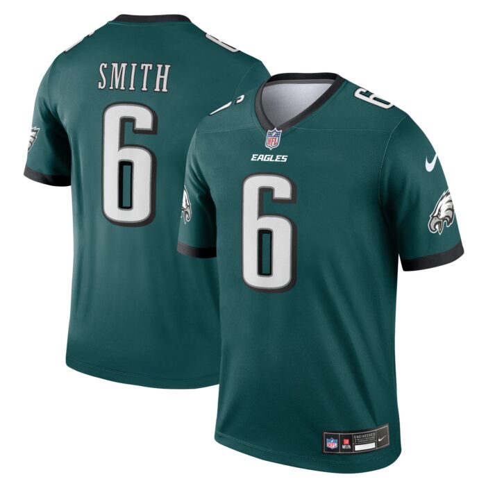 Men’s Philadelphia Eagles DeVonta Smith Nike Midnight Green Legend Jersey