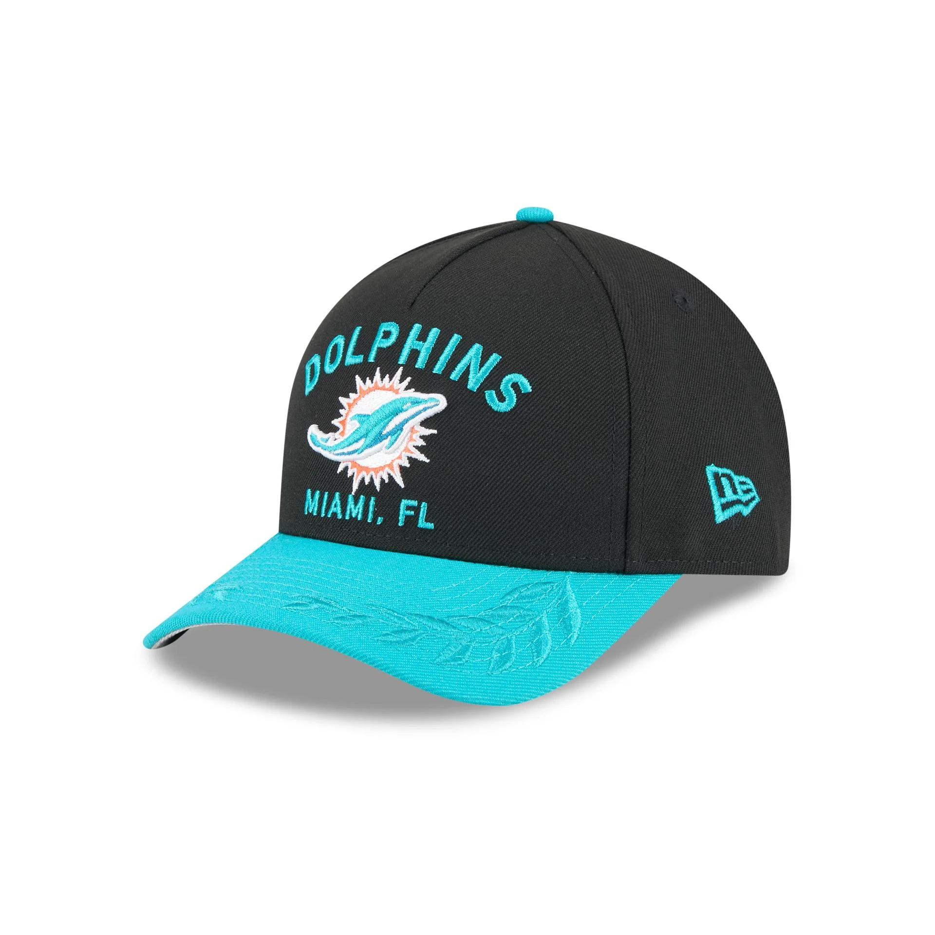 Miami Dolphins 2025 Draft 9FORTY M-Crown A-Frame Snapback Hat