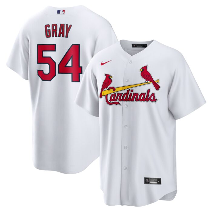 Men’s St. Louis Cardinals Sonny Gray Nike White Home Replica Jersey