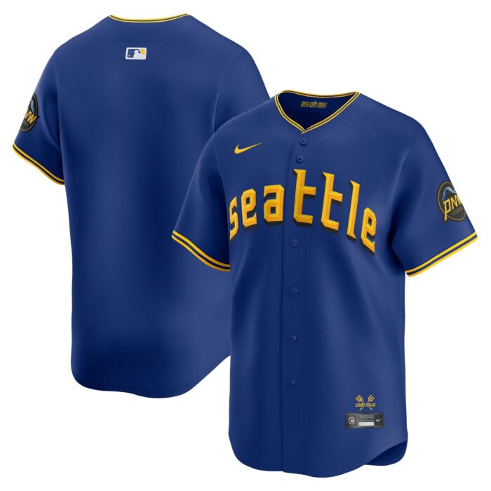 Men’s Seattle Mariners  Nike Royal City Connect Limited Jersey