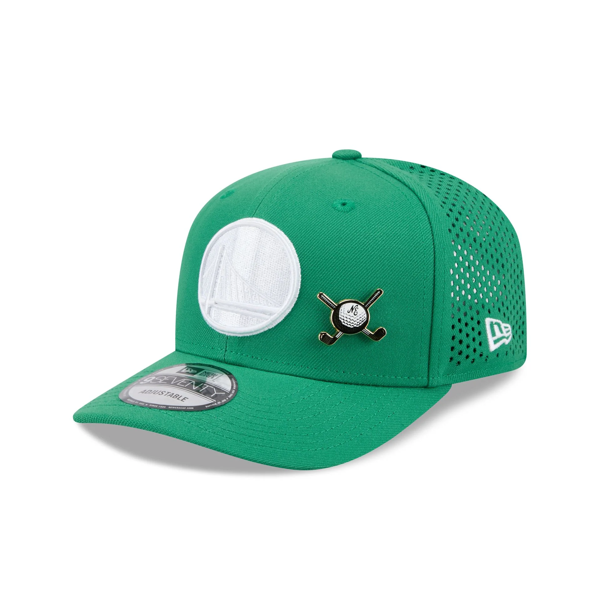 Golden State Warriors Tee Time 9SEVENTY Trucker Hat