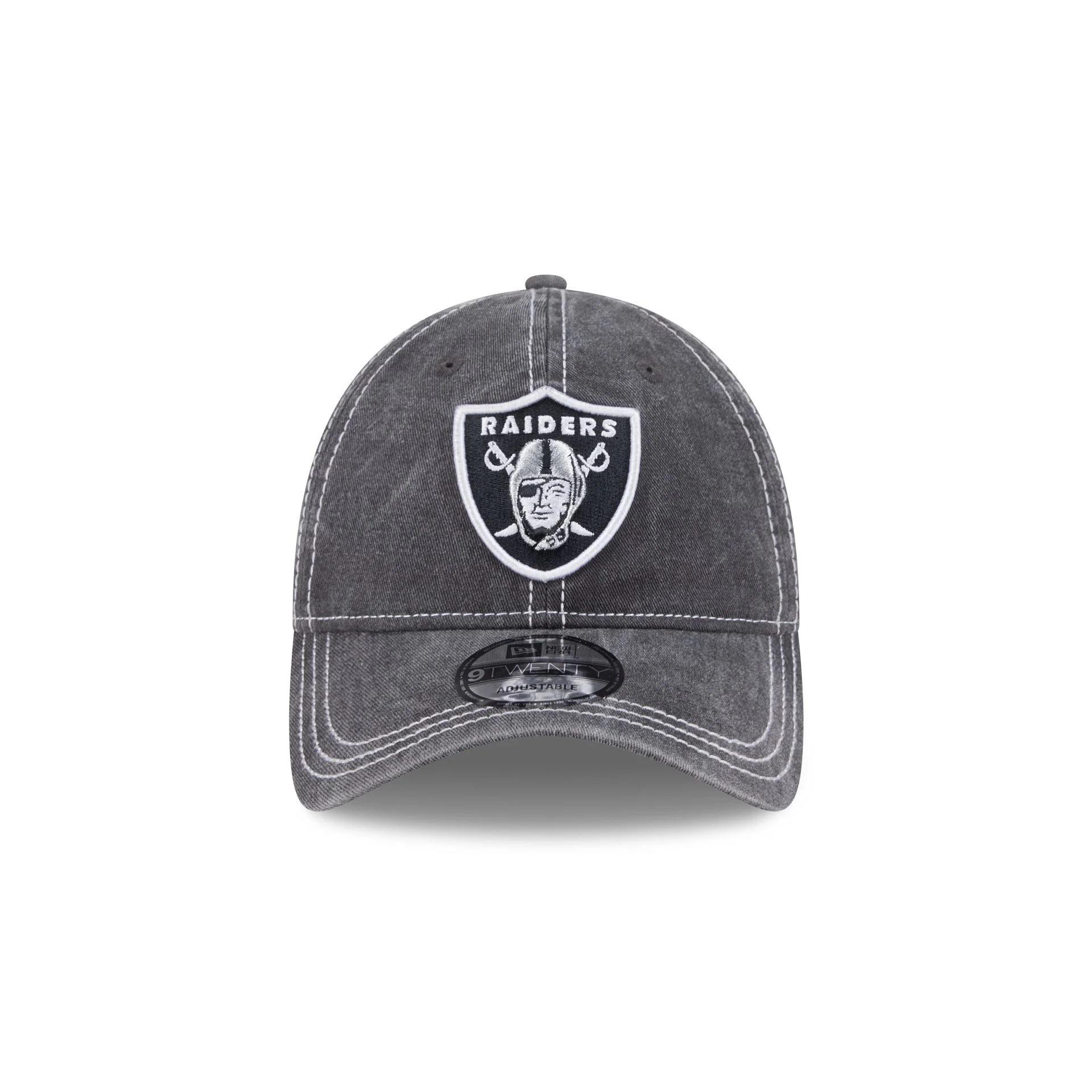 Las Vegas Raiders Washed Contrast 9TWENTY Adjustable Hat