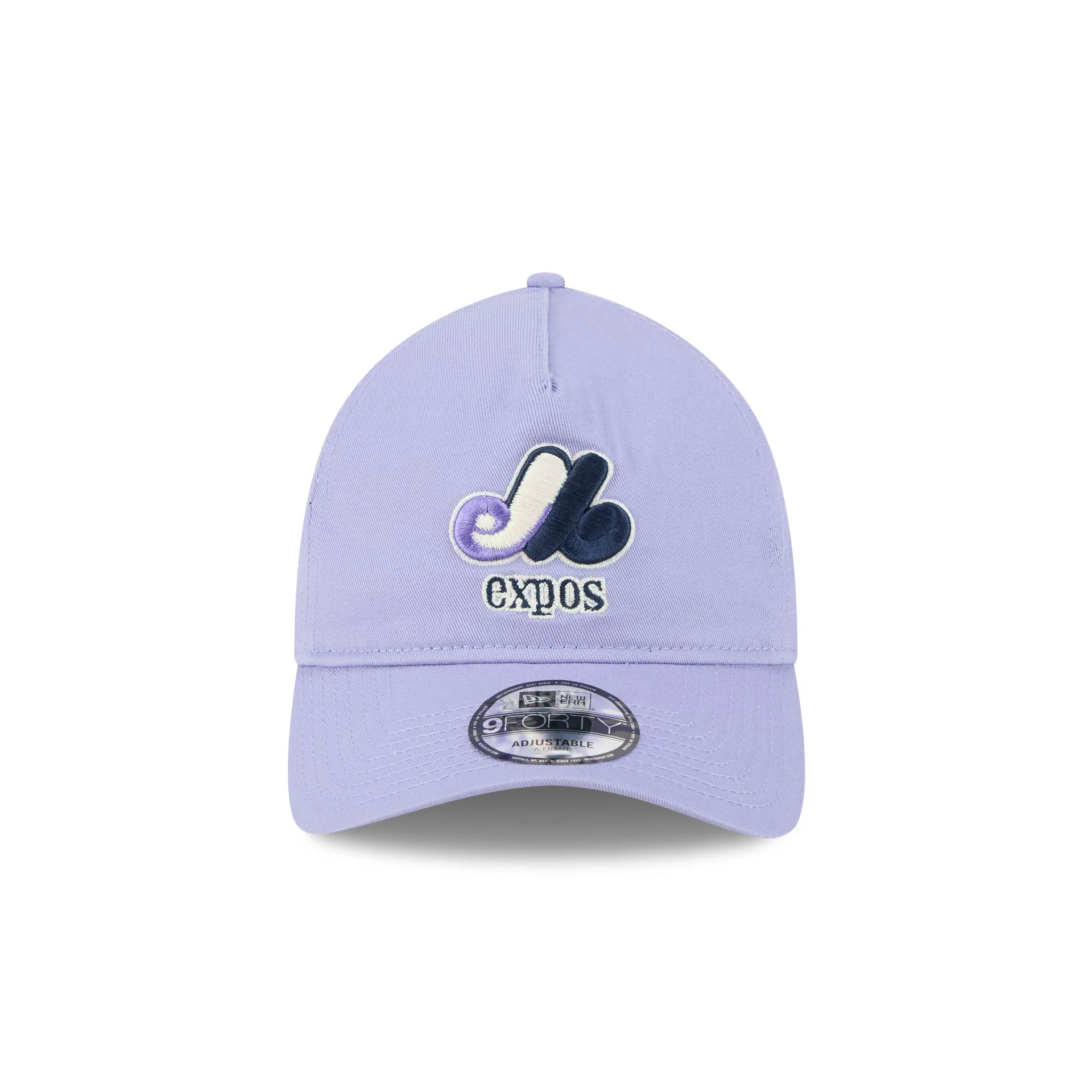 Montreal Expos Lavender 9TWENTY A-Frame Adjustable Hat