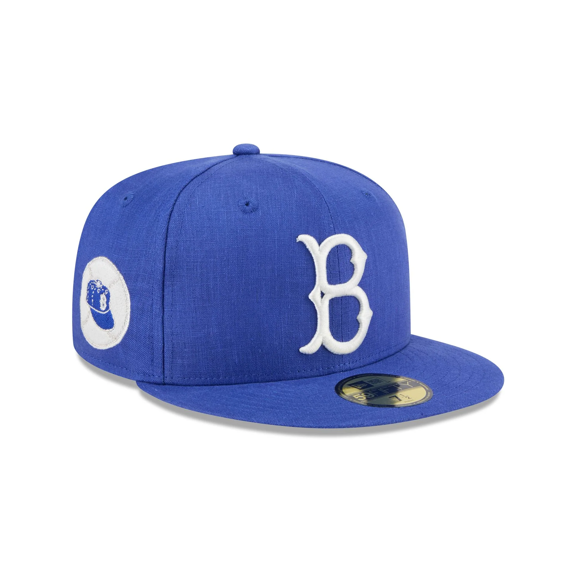 Team Linen Brooklyn Dodgers 59FIFTY Fitted Hat