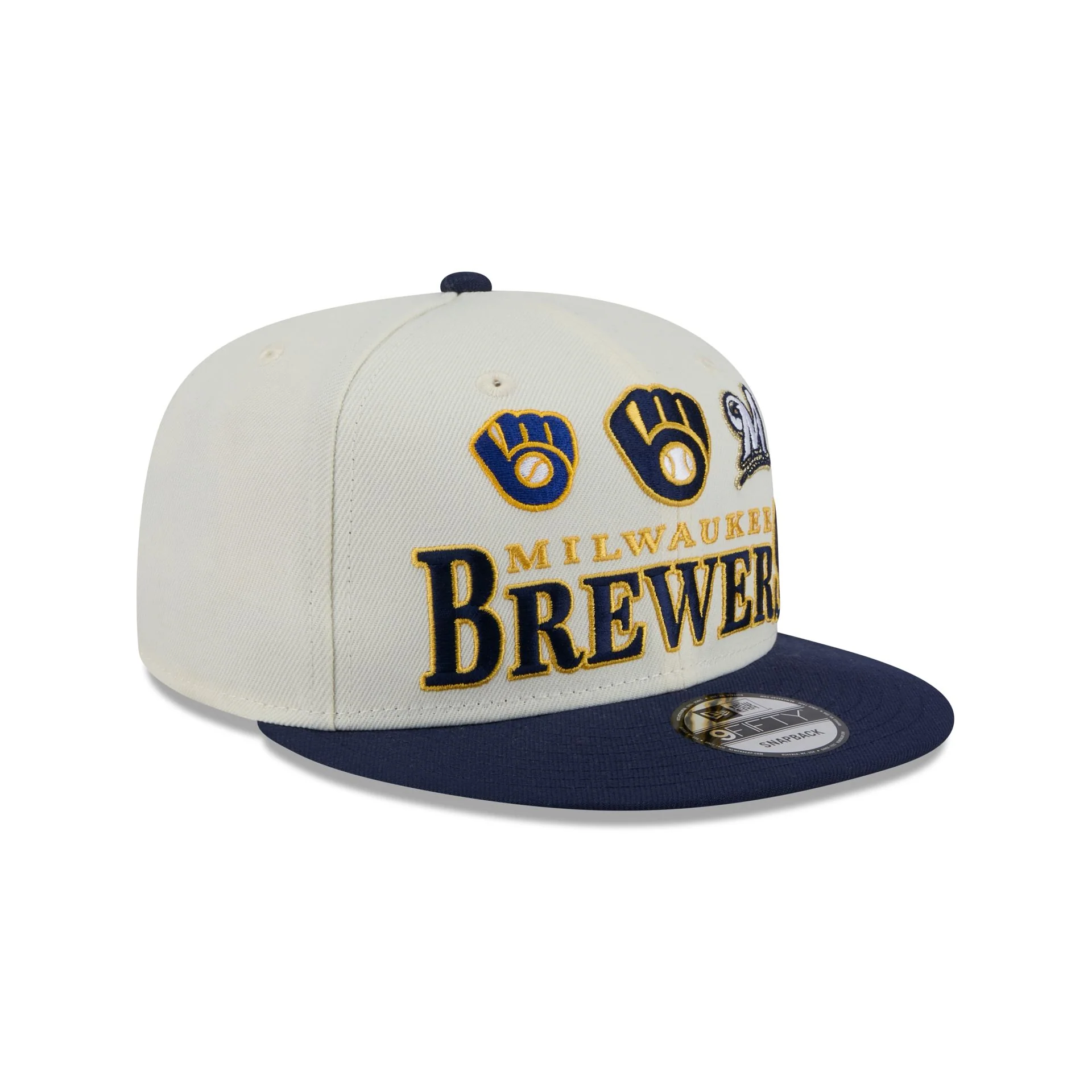 Milwaukee Brewers Archive 9FIFTY Snapback Hat