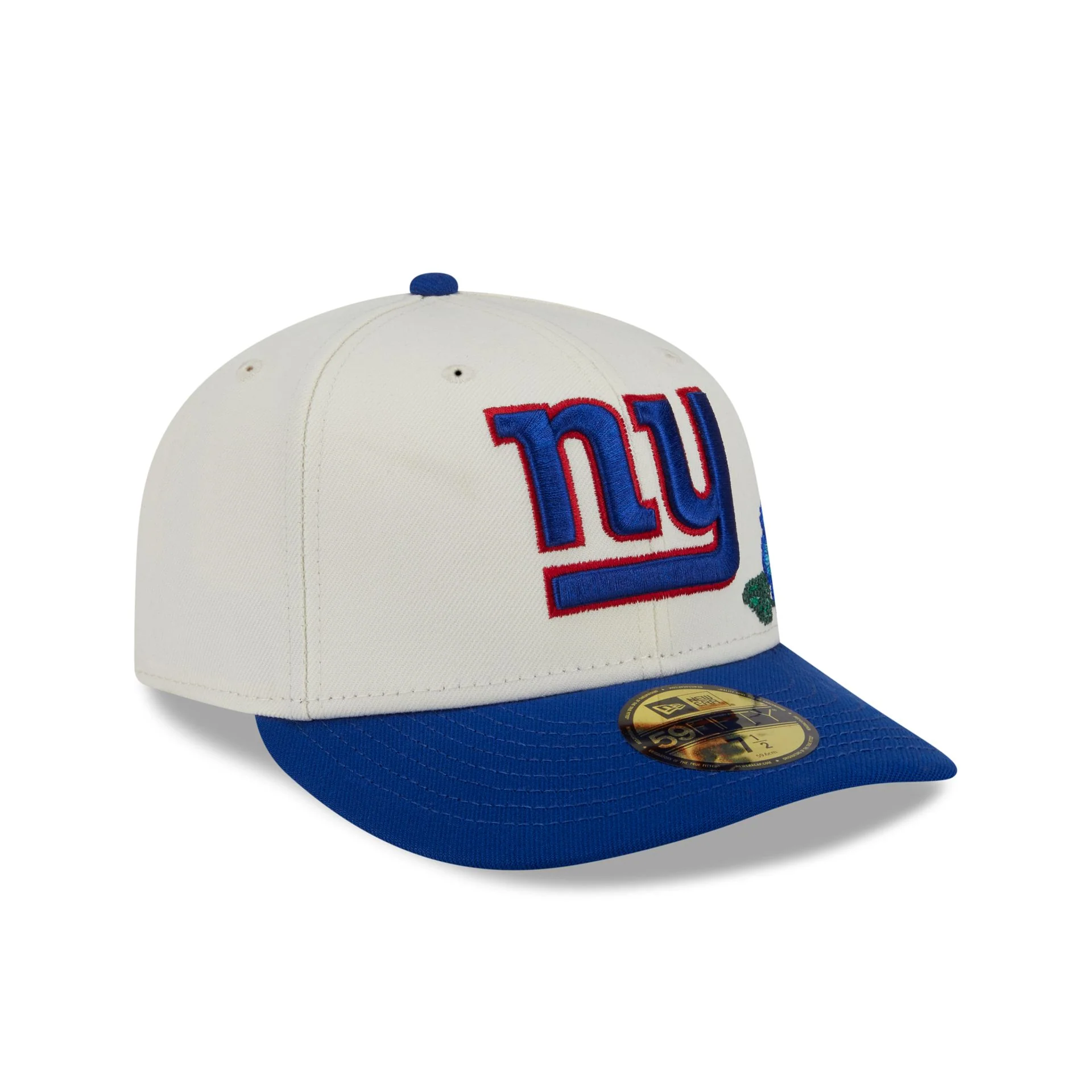 New York Giants Tonal Florals White 59FIFTY Fitted Hat