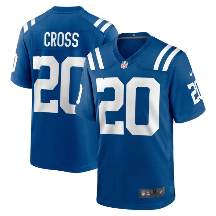 Men’s Indianapolis Colts Nick Cross Nike Royal Player Game Jersey