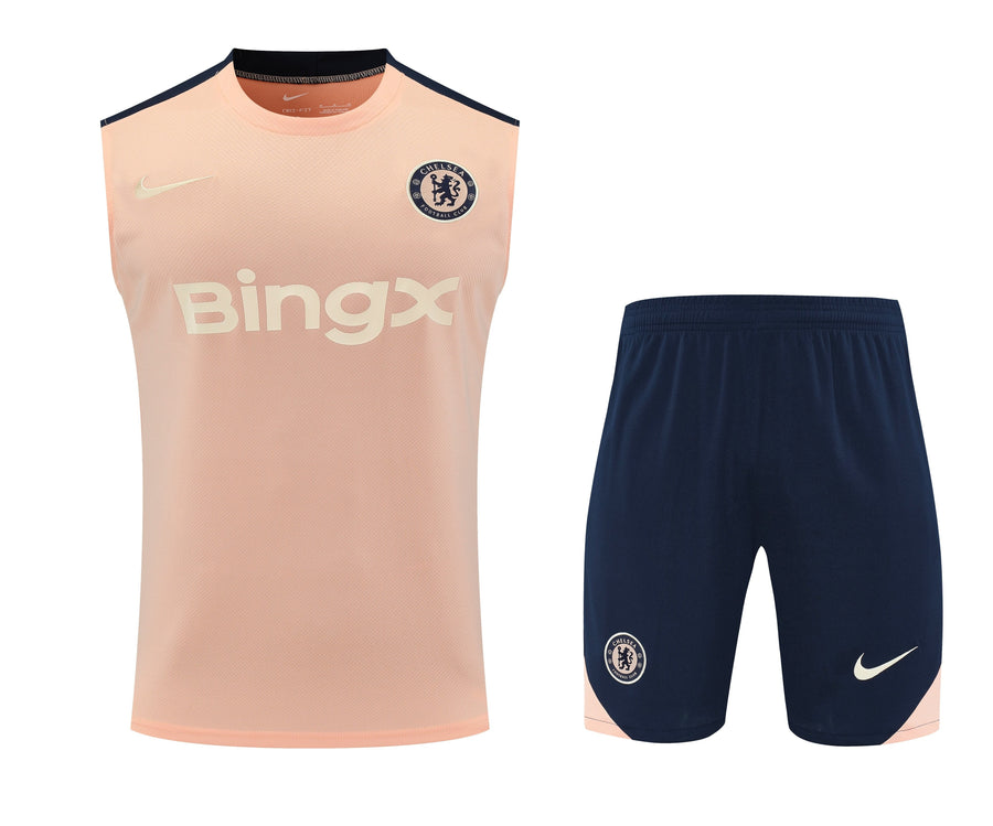 Kit Tank Top + Shorts Chelsea Pink/Black Training 25/26