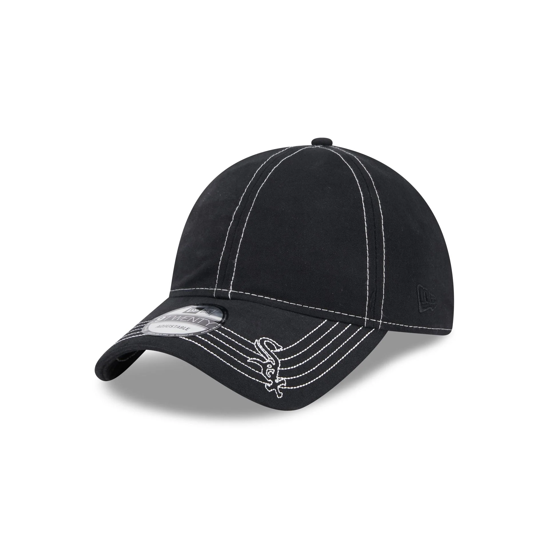 Chicago White Sox Contrast Stitch 9TWENTY Adjustable Hat