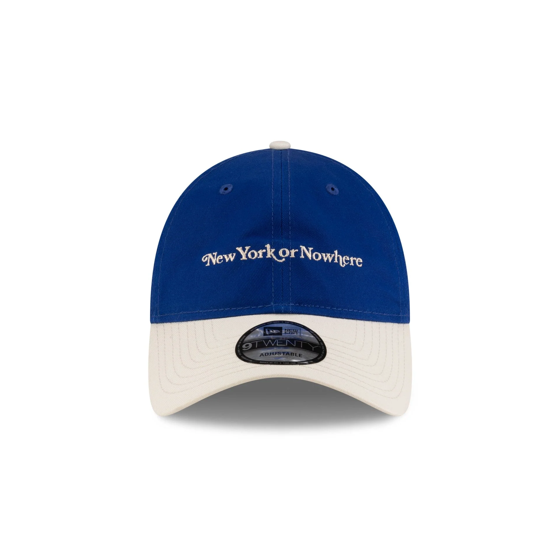 New York or Nowhere x New York Mets Light Royal Wordmark 9TWENTY Adjustable Hat