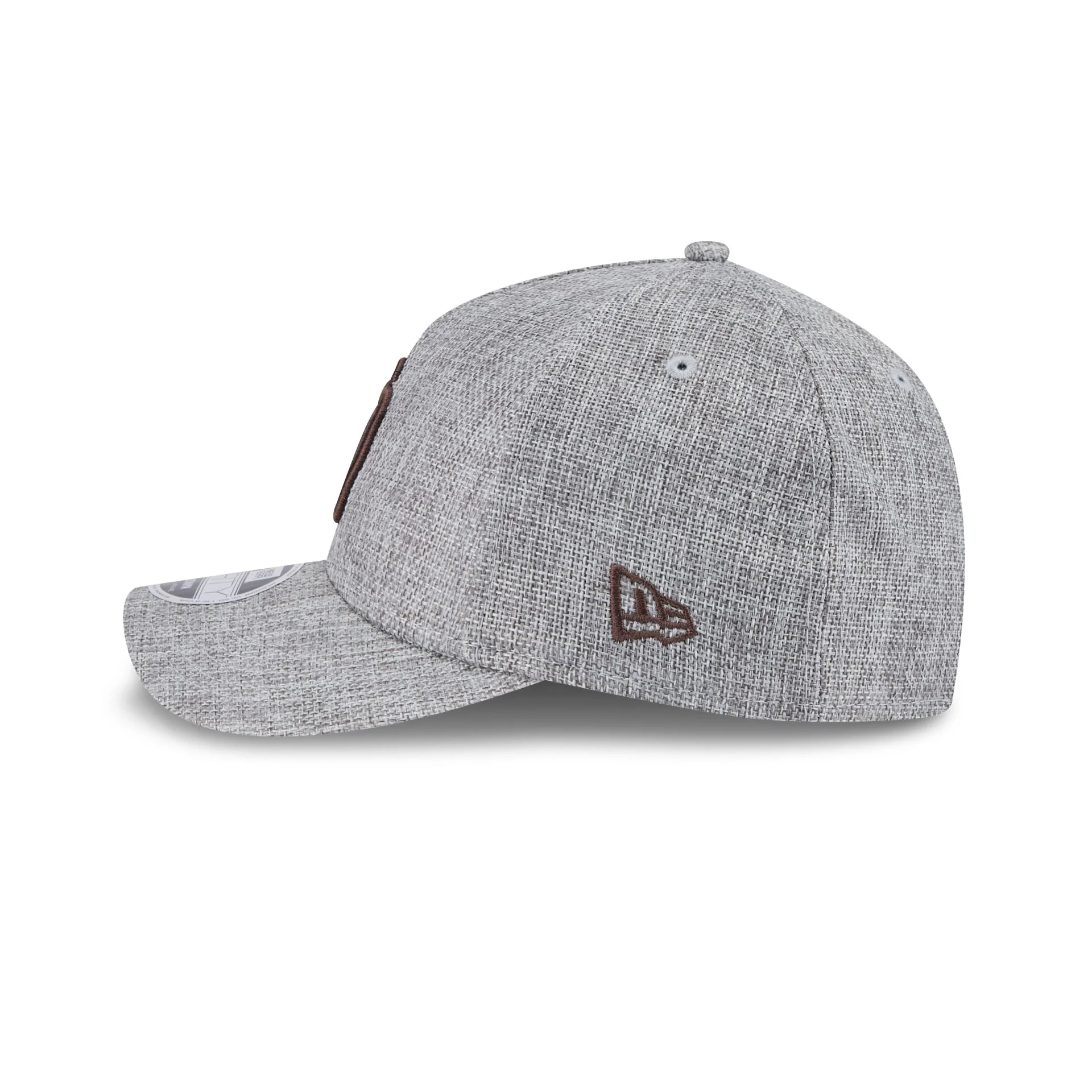 San Diego Padres Cotton Weave Gray 9FORTY M-Crown A-Frame Snapback Hat