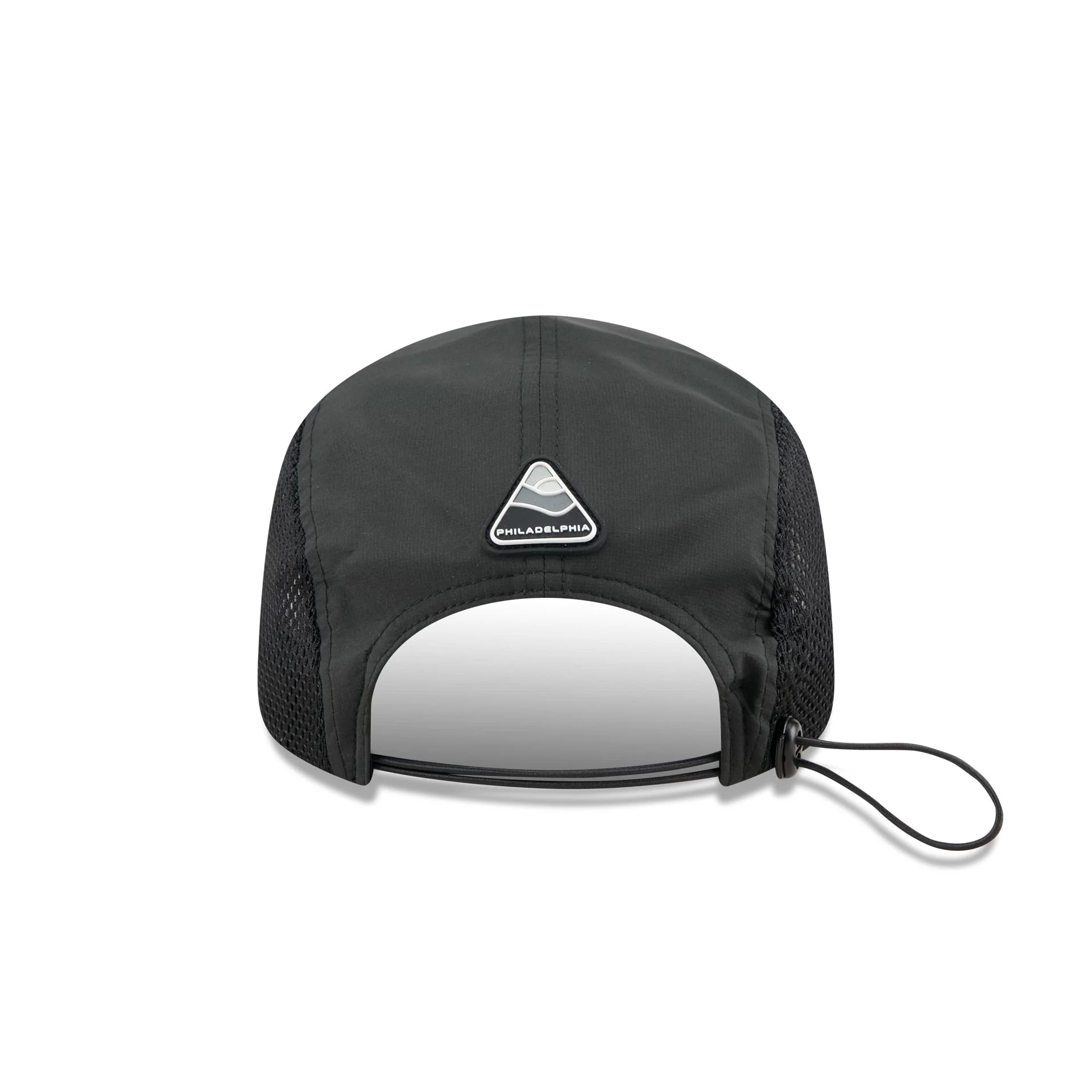 Philadelphia Eagles Black Poly Runner Adjustable Hat