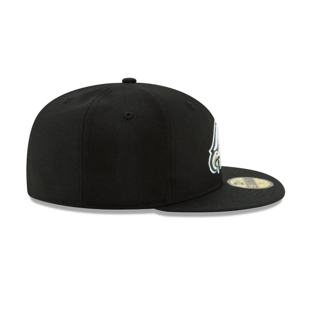 Philadelphia Eagles Black 59FIFTY Fitted Hat