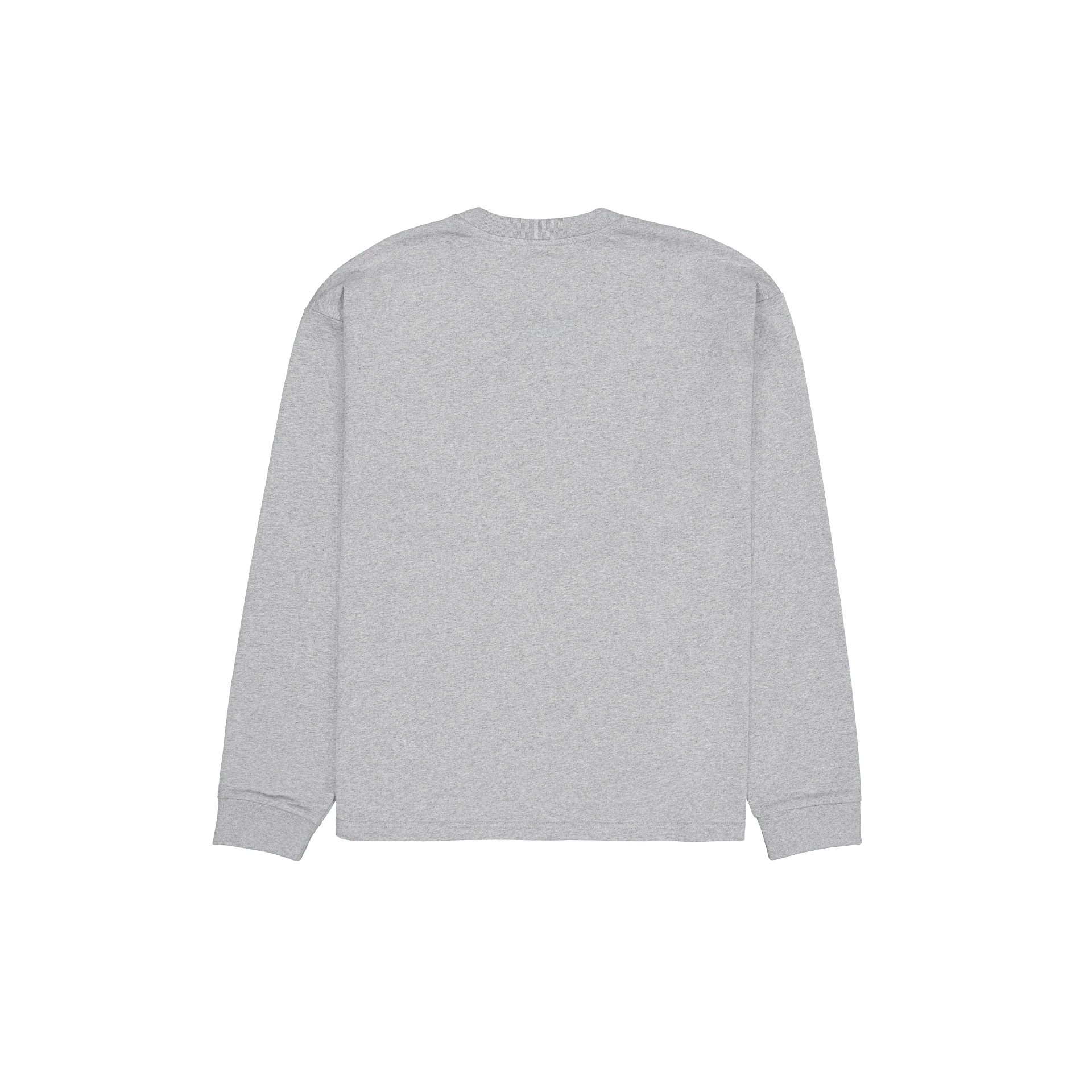 Aurora Heather Gray Long Sleeve Pocket T-Shirt