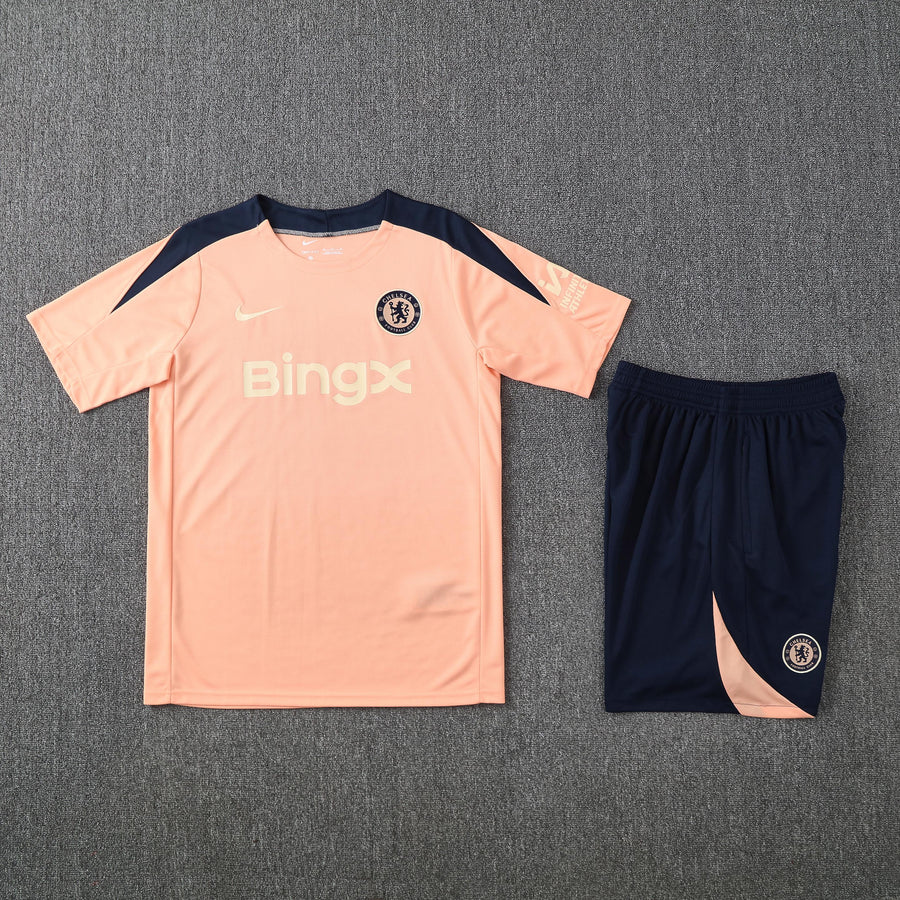 Kit Shirt + Shorts Chelsea Pink/Black Training 25/26