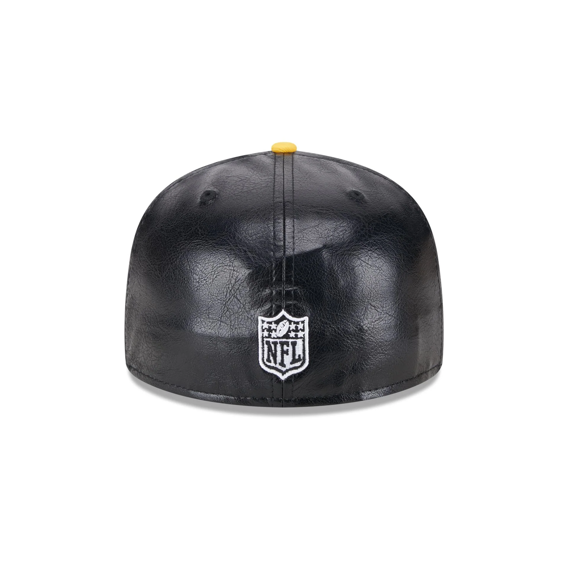 Pittsburgh Steelers Faux Leather Crown 59FIFTY Fitted Hat