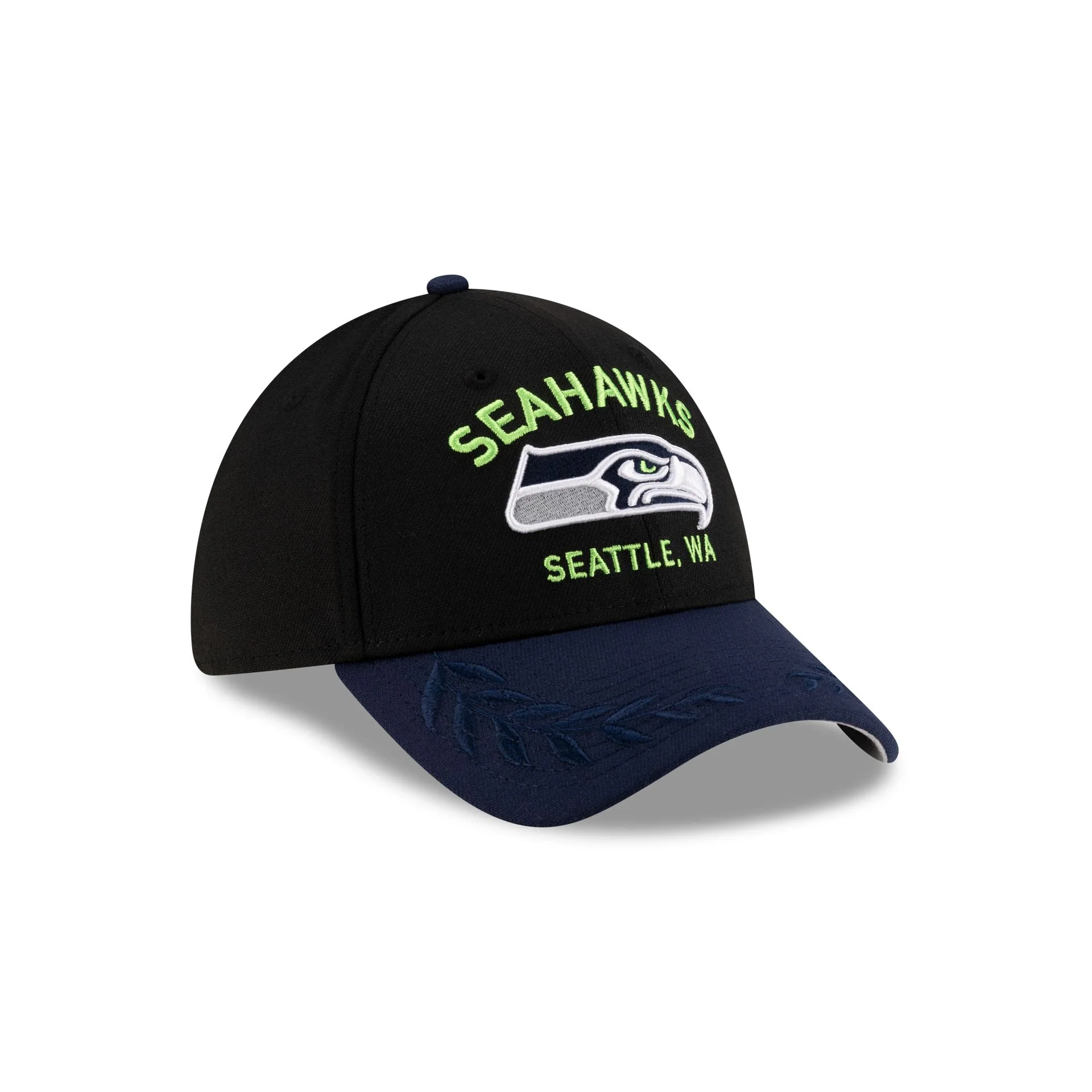 Seattle Seahawks 2025 Draft 39THIRTY Stretch Fit Hat