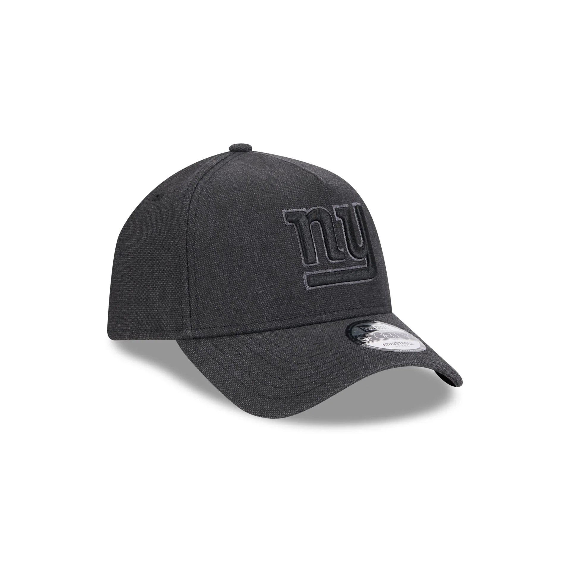 New York Giants Logo Essentials Black 9FORTY A-Frame Snapback Hat