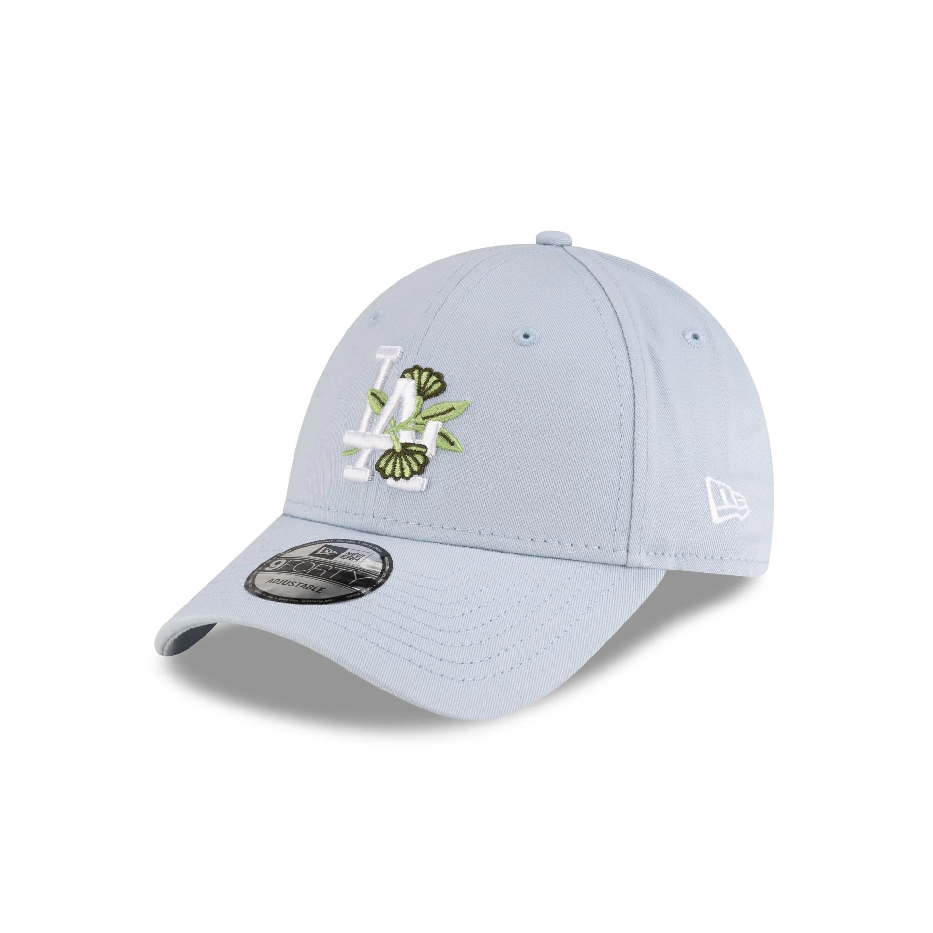 Los Angeles Dodgers Floral Pastel Blue 9FORTY Adjustable Hat