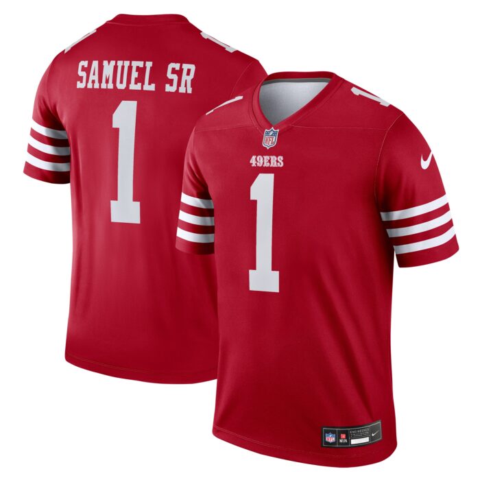 Men’s San Francisco 49ers Deebo Samuel Sr Nike Scarlet Legend Jersey