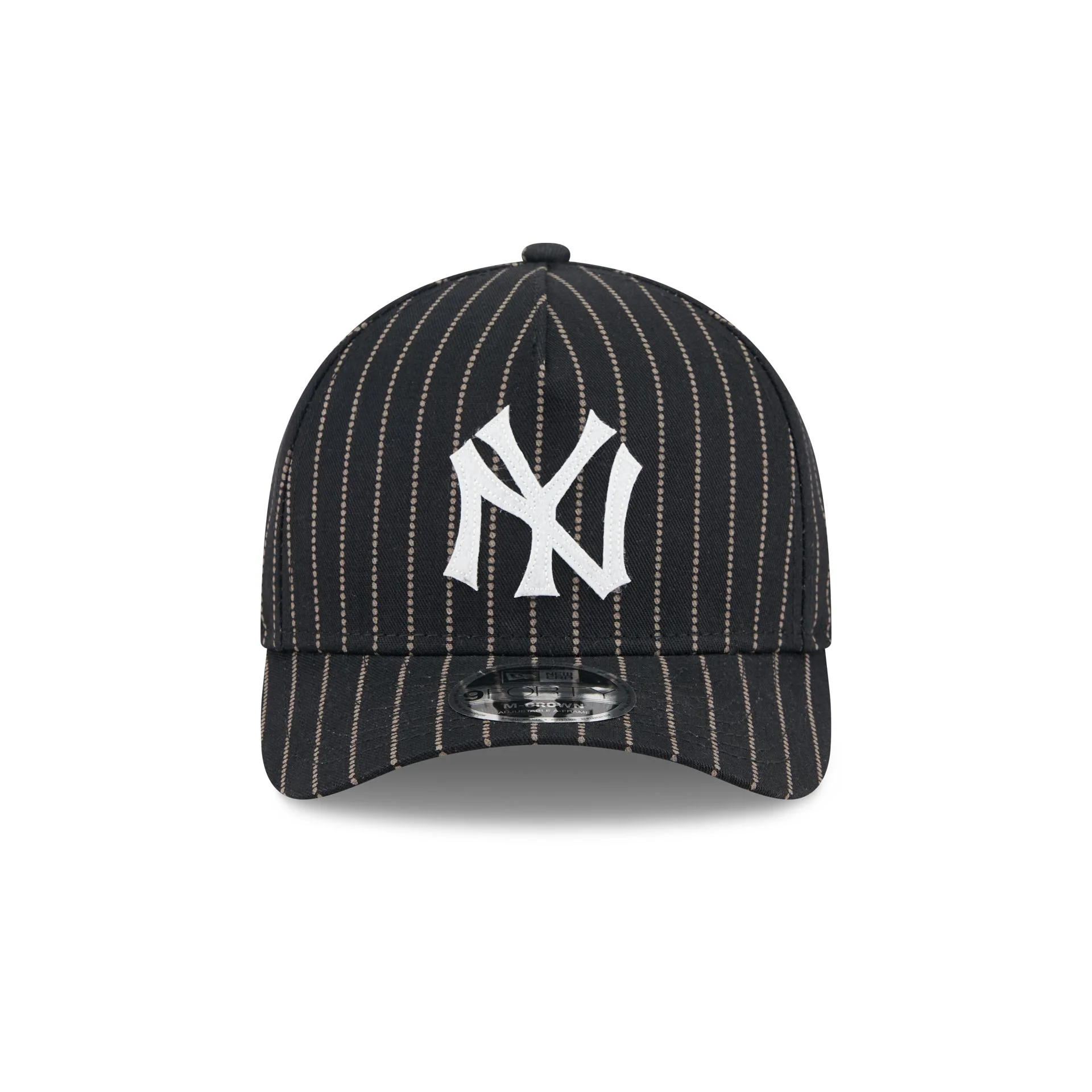 New York Yankees Dotted Pinstripe 9FORTY M-Crown A-Frame Adjustable Hat