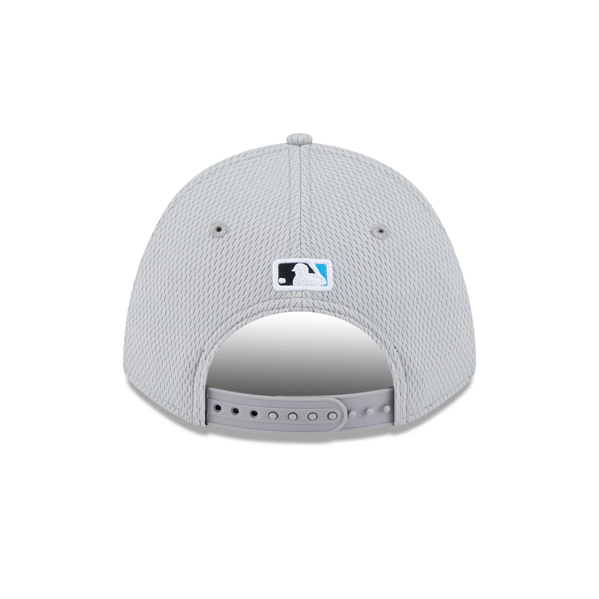 Miami Marlins 2025 Clubhouse Gray 9FORTY M-Crown Snapback Hat