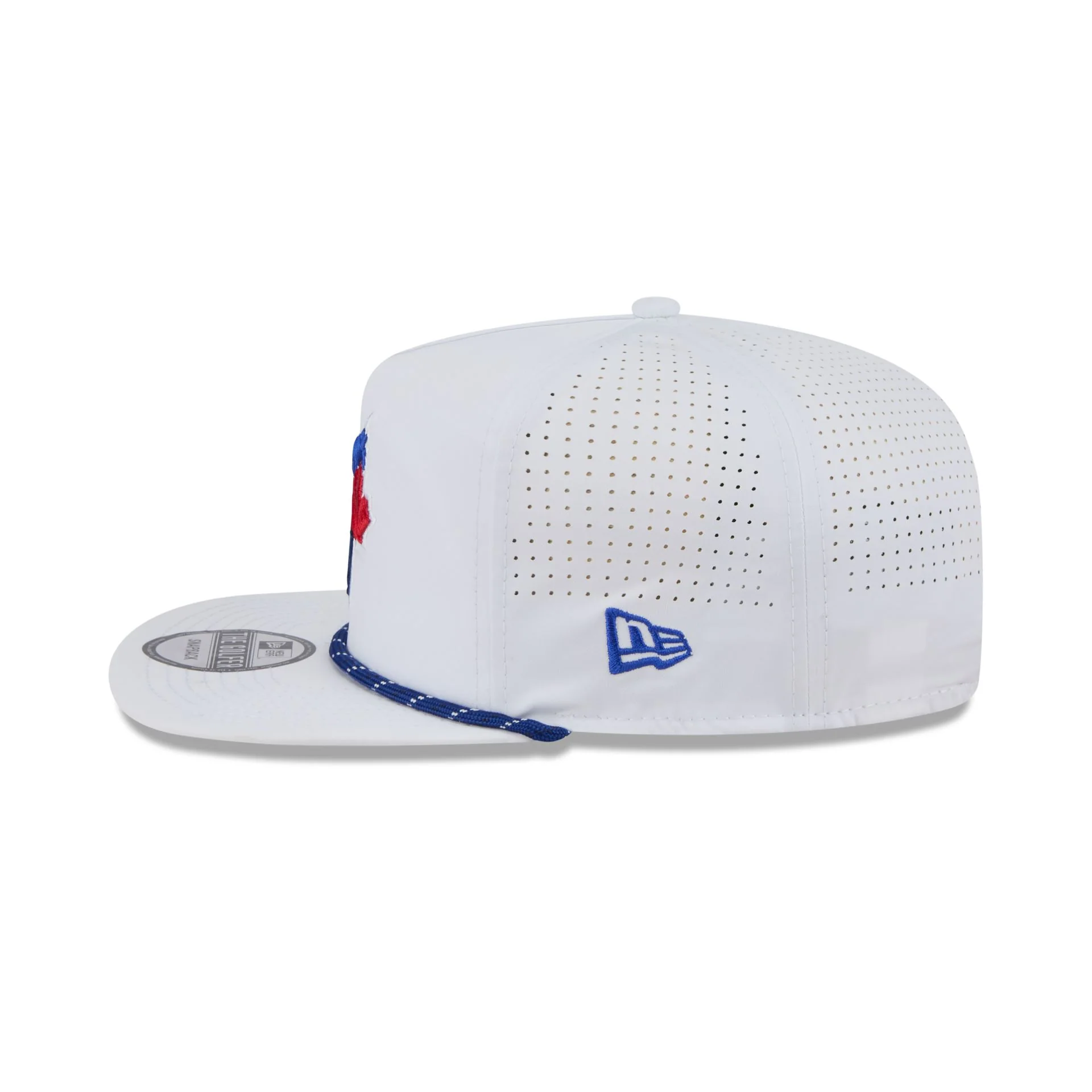 Toronto Blue Jays Optic White Performance Rope Golfer Hat