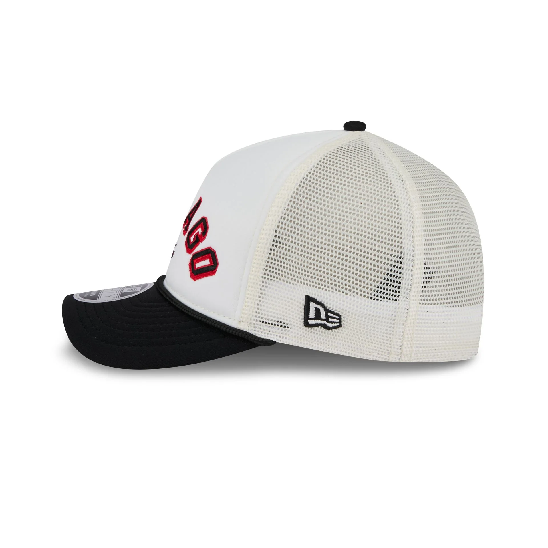 Chicago Bulls Chrome Arch 9FORTY M-Crown A-Frame Trucker Hat