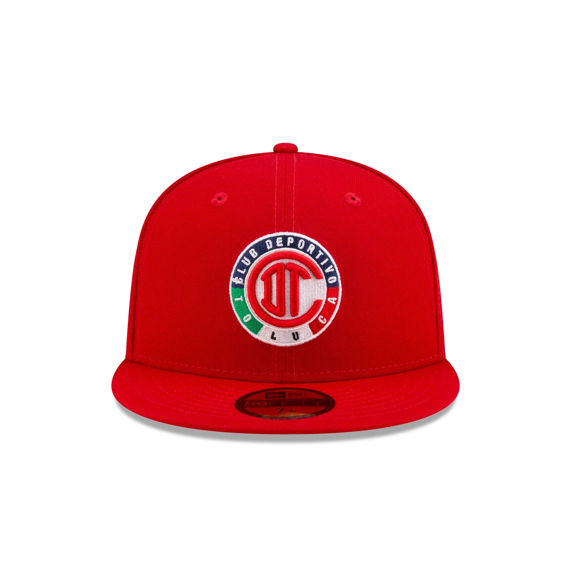 Deportivo Toluca FC Red 59FIFTY Fitted Hat