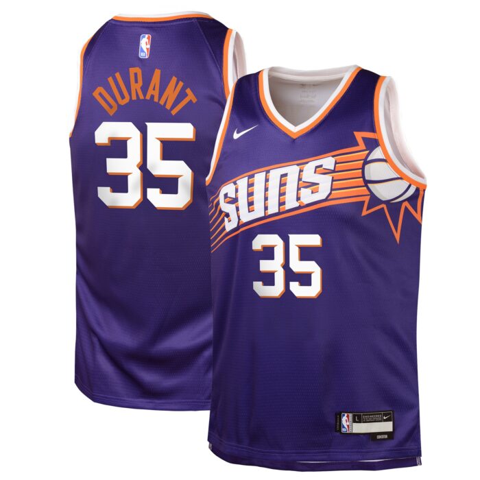 Youth Phoenix Suns Kevin Durant Nike Purple Swingman Jersey – Icon