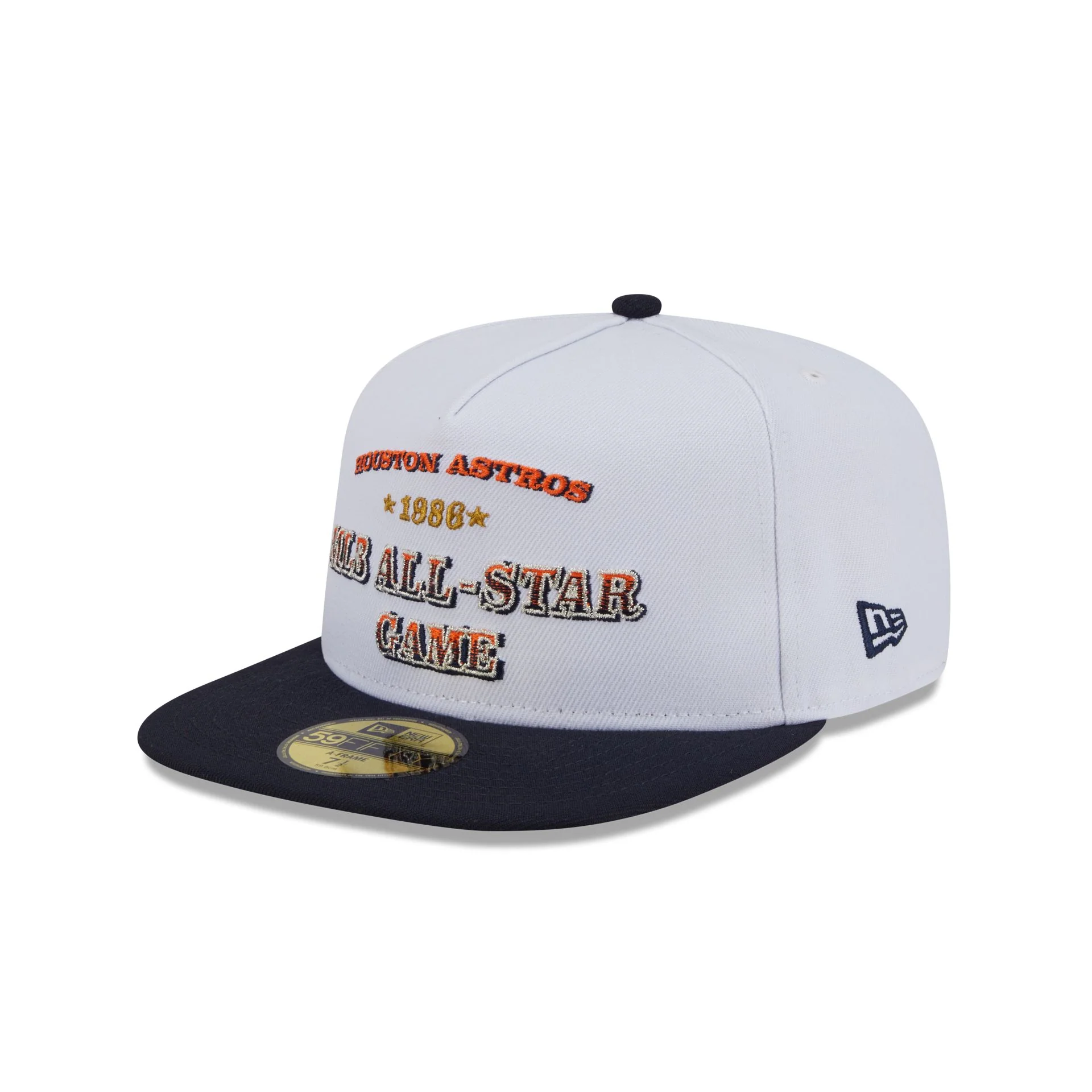 Houston Astros Summer Derby White 59FIFTY A-Frame Fitted Hat