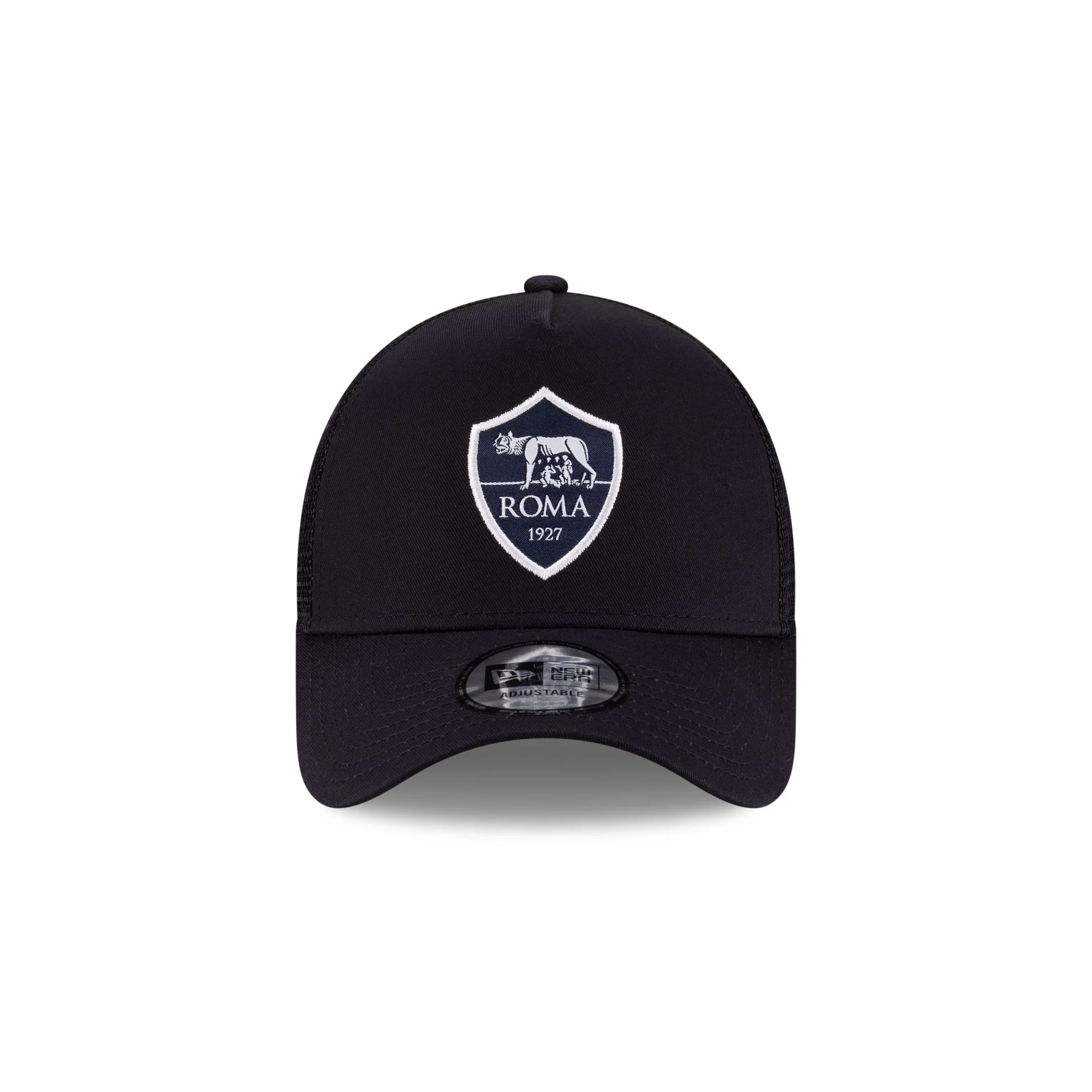 AS Roma Seasonal Navy 9FORTY A-Frame Trucker Hat