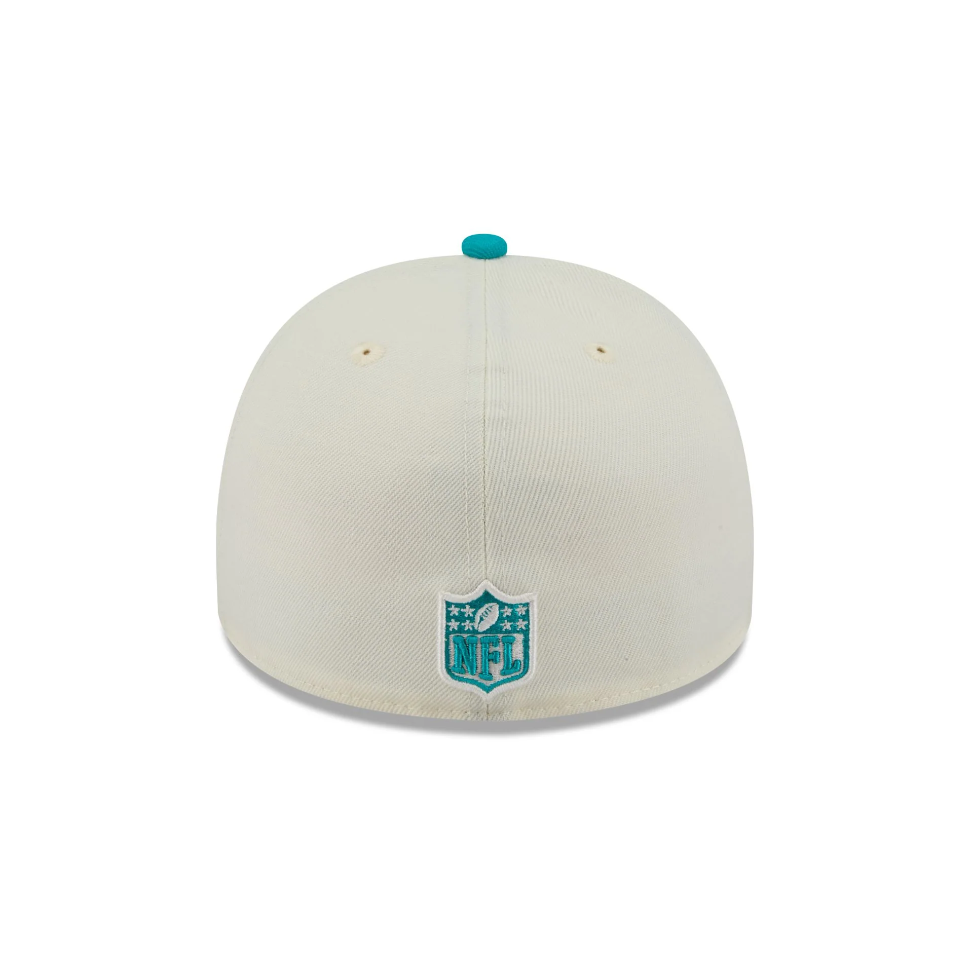 Miami Dolphins 2025 Draft Chrome White 59FIFTY A-Frame Fitted Hat