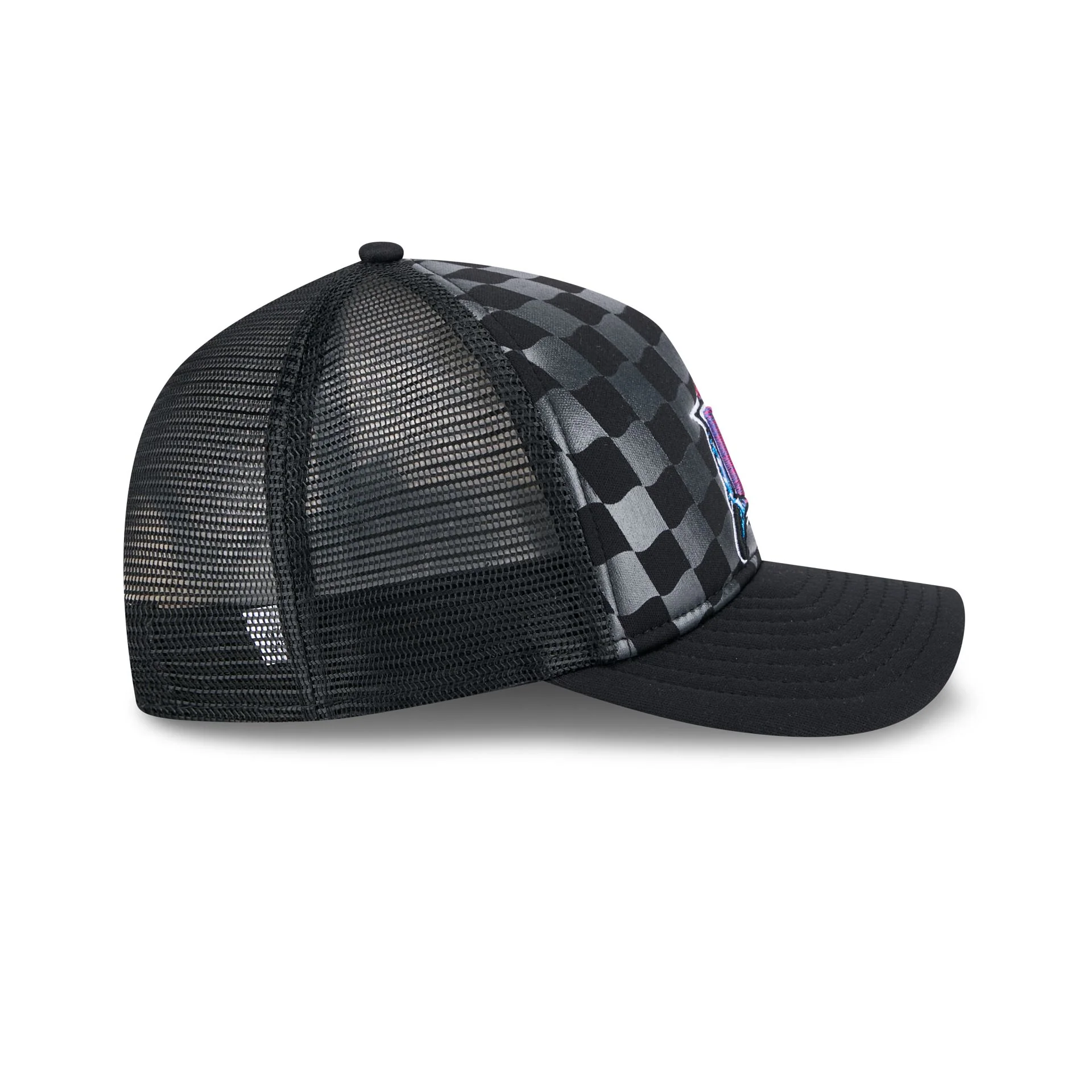 Miami Marlins Gradient Raceway 9FORTY M-Crown A-Frame Trucker Hat