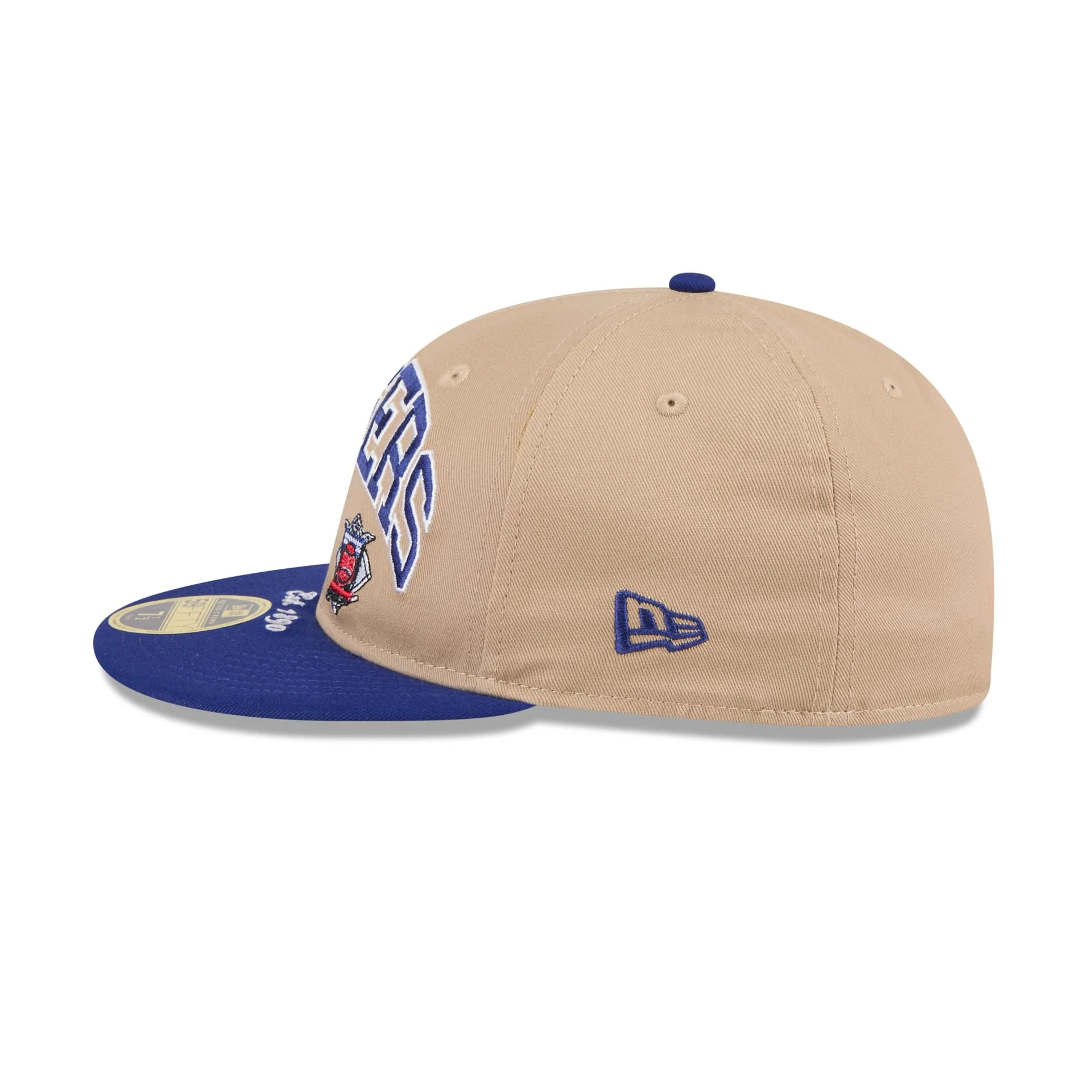 Brooklyn Dodgers Camel Retro Crown 59FIFTY Fitted Hat