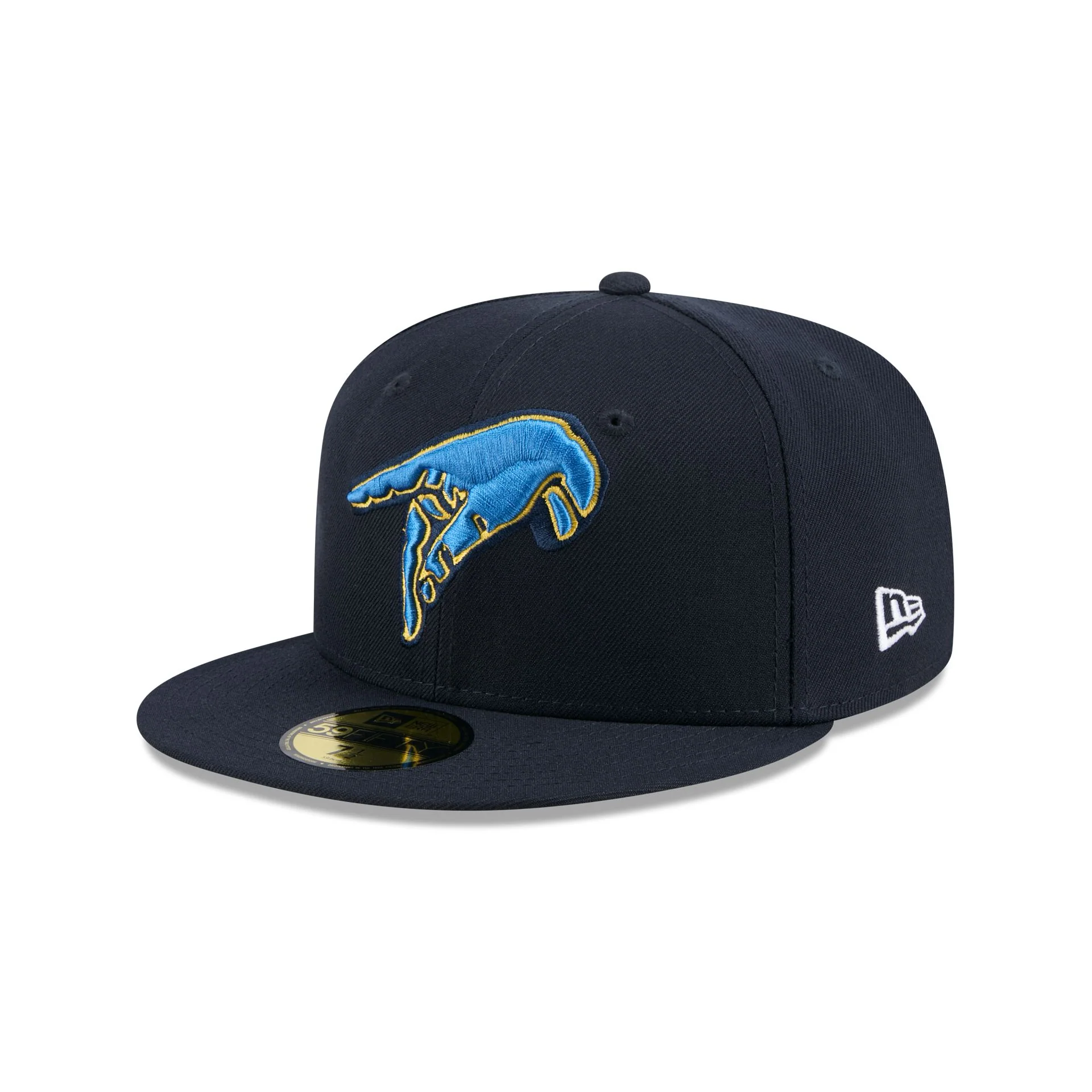 Myrtle Beach Pelicans Theme Night Navy 59FIFTY Fitted Hat