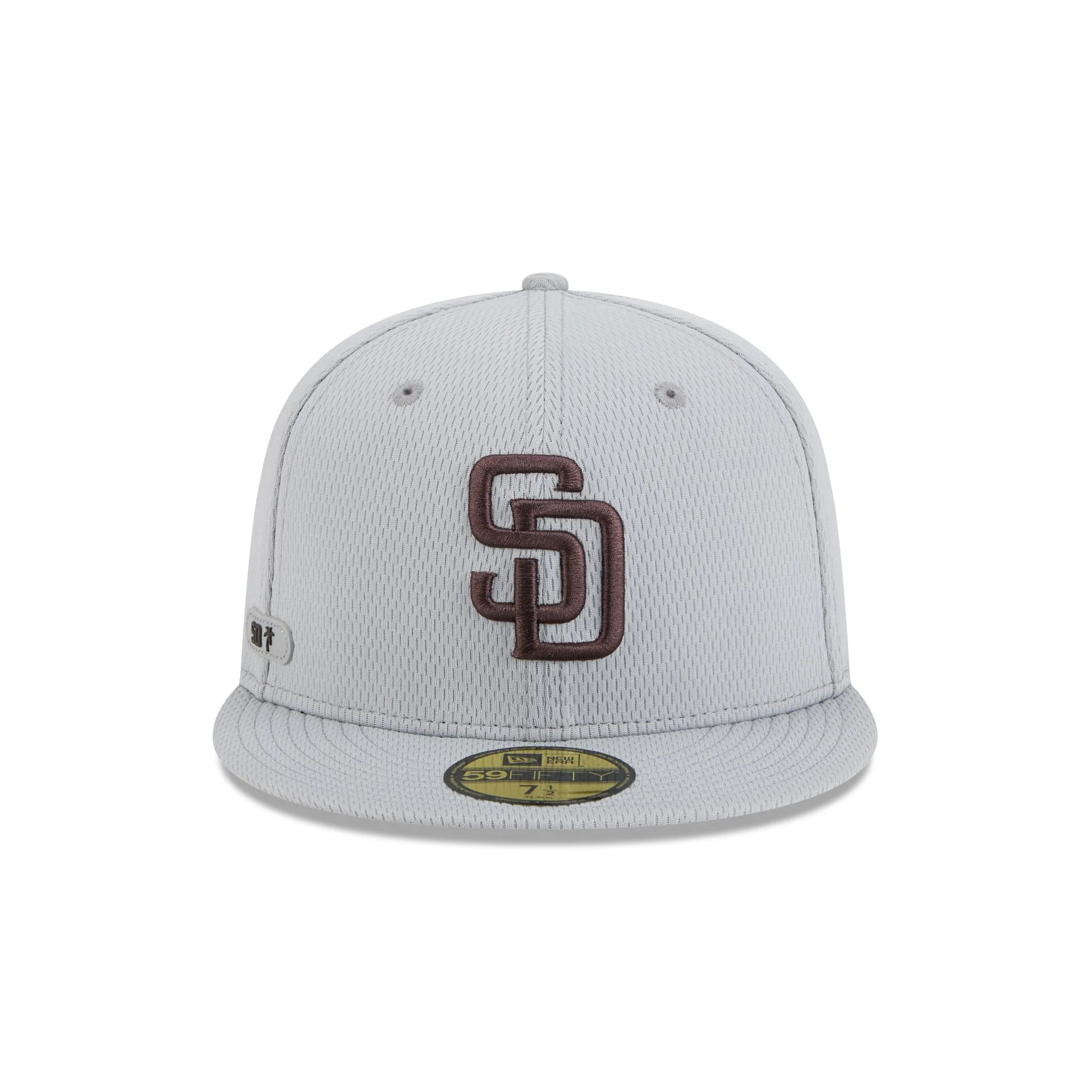 San Diego Padres 2025 Clubhouse Gray 59FIFTY Fitted Hat