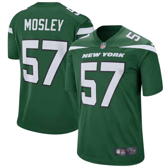 Men’s New York Jets C.J. Mosley Nike Gotham Green Game Jersey