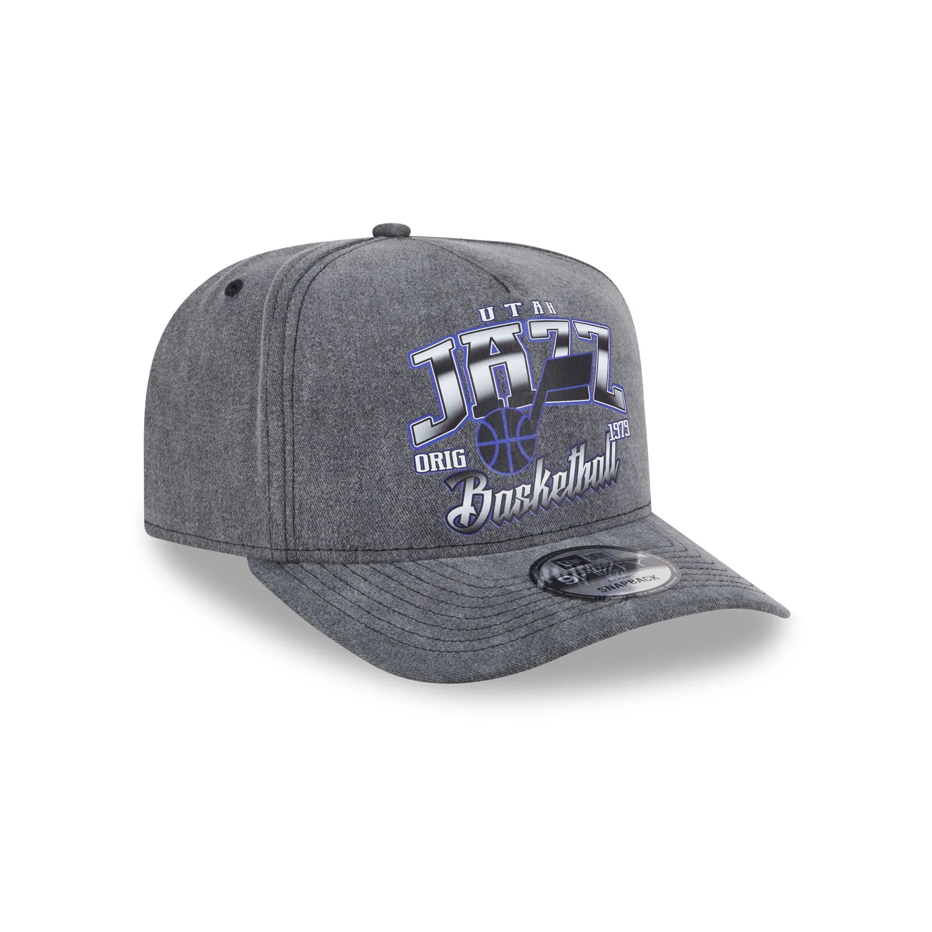 Utah Jazz Washed 9FIFTY A-Frame Snapback Hat