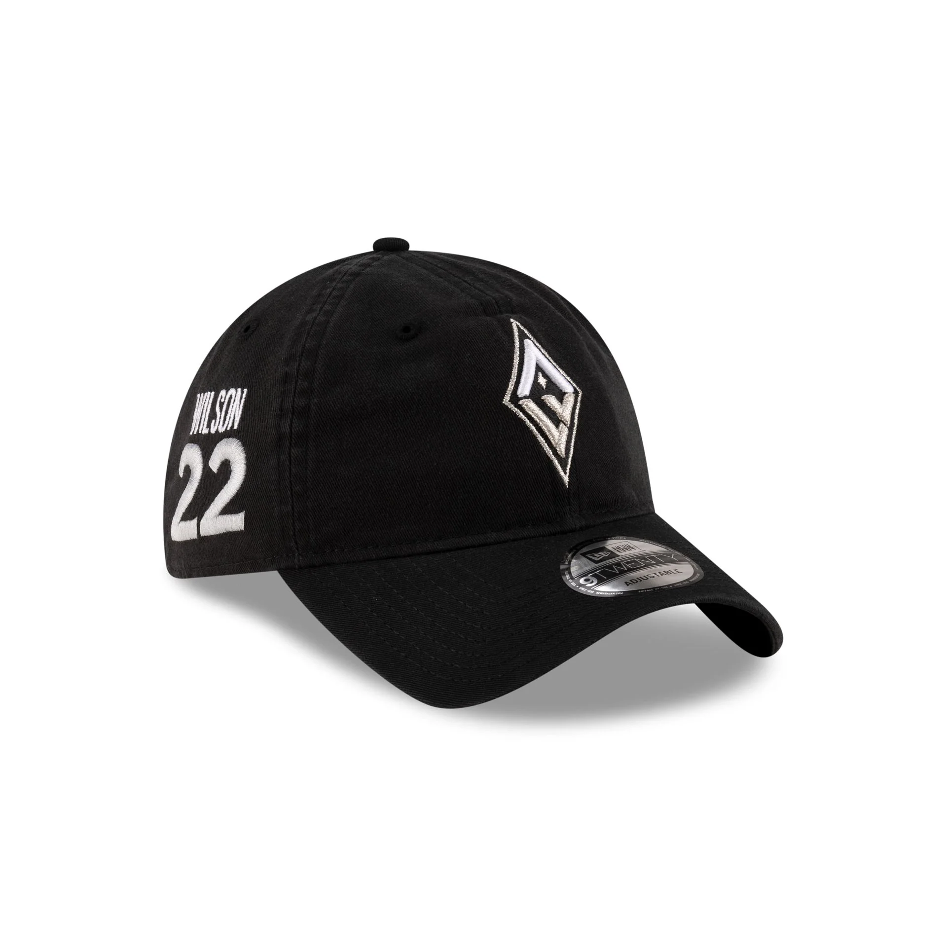 Las Vegas Aces A'ja Wilson Black 9TWENTY Adjustable Hat