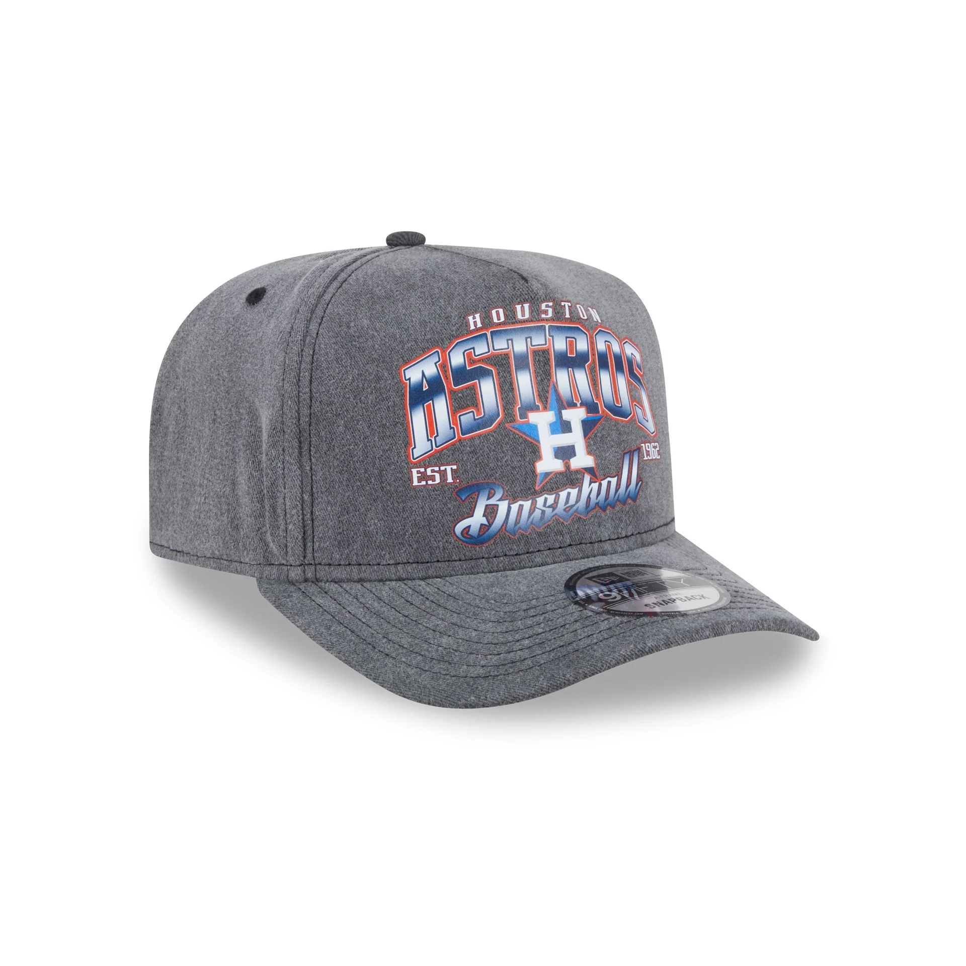 Houston Astros Washed 9FIFTY A-Frame Snapback Hat