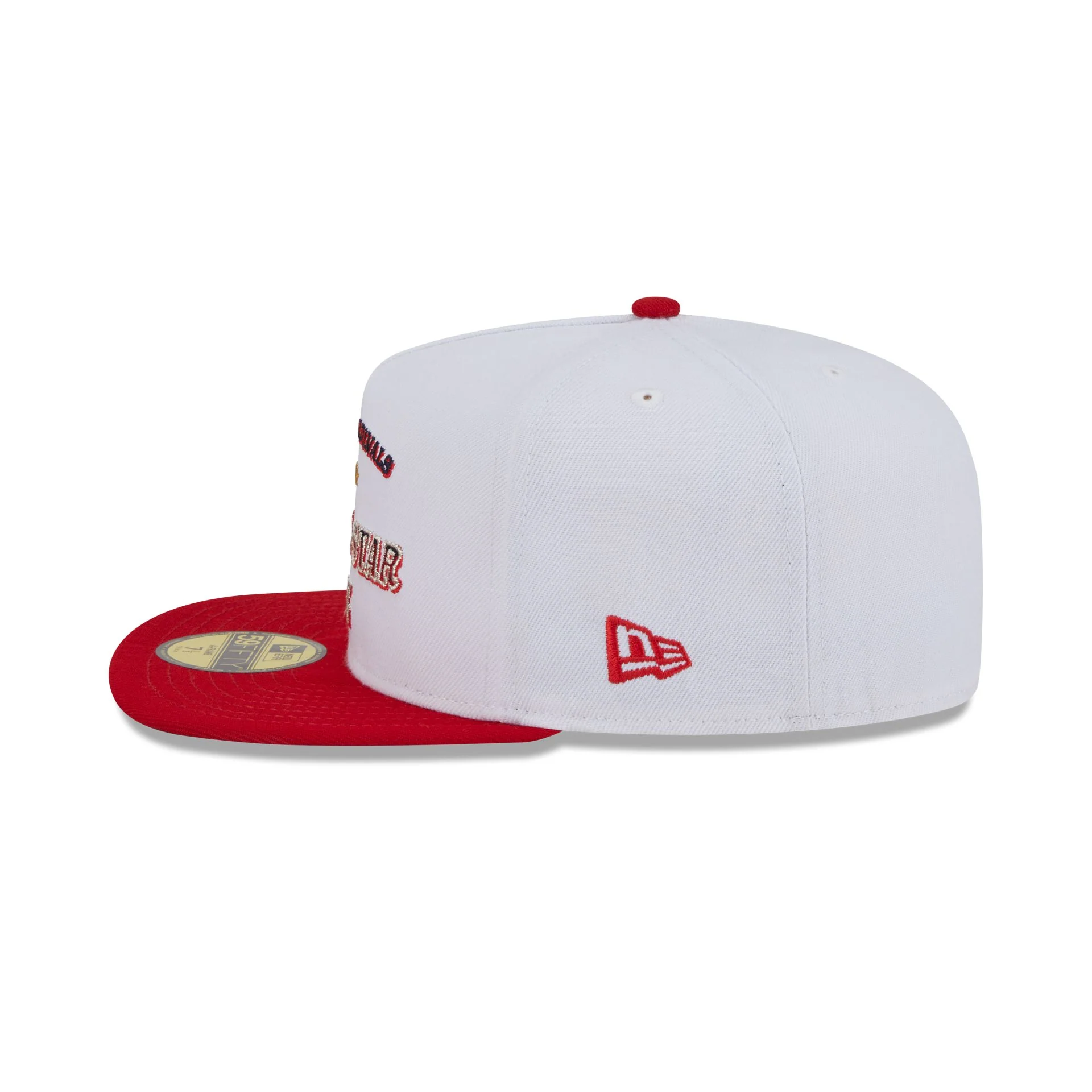 St. Louis Cardinals Summer Derby White 59FIFTY A-Frame Fitted Hat